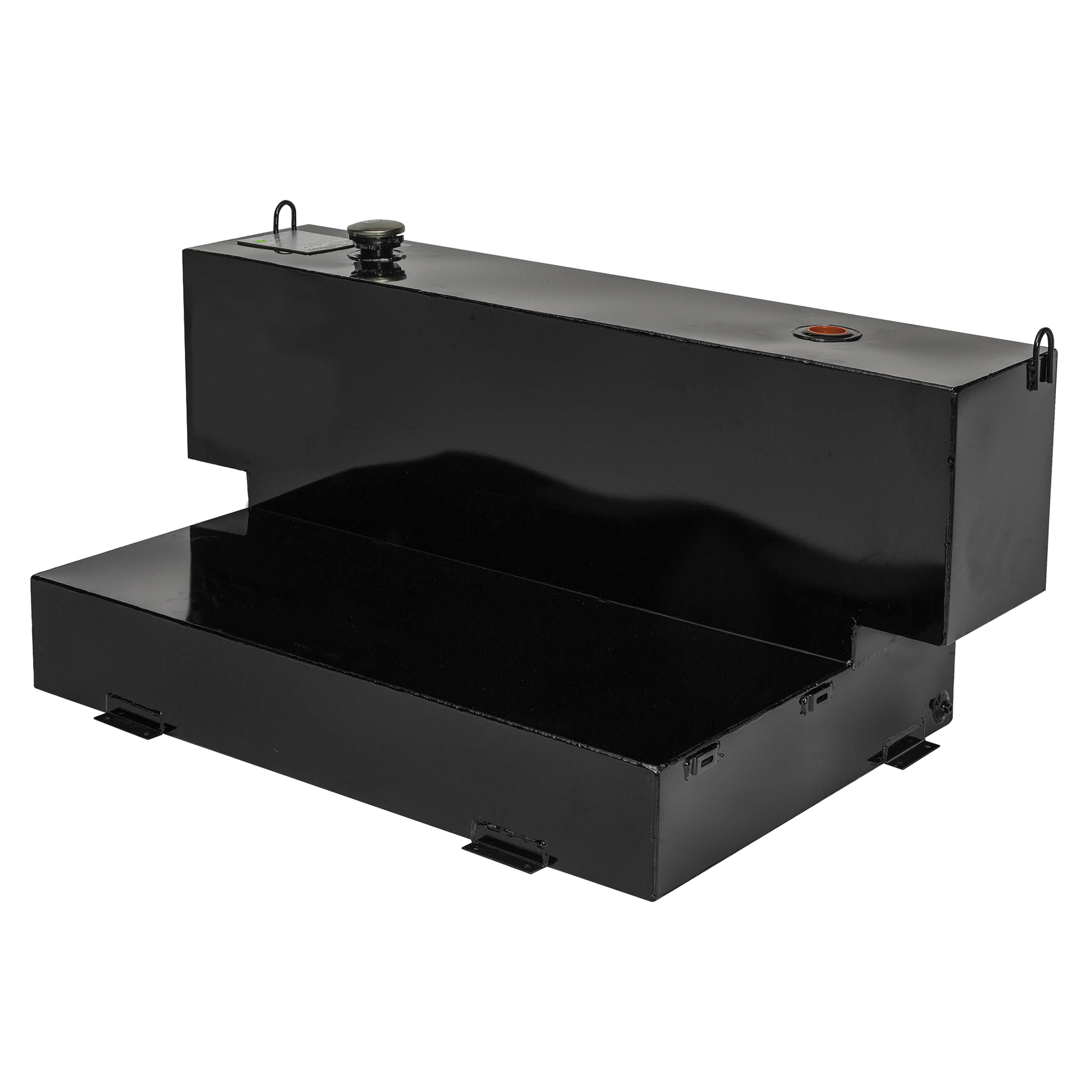 Réservoir de transfert pour carburant en acier, Acier, Capacité 100 gal., Noir