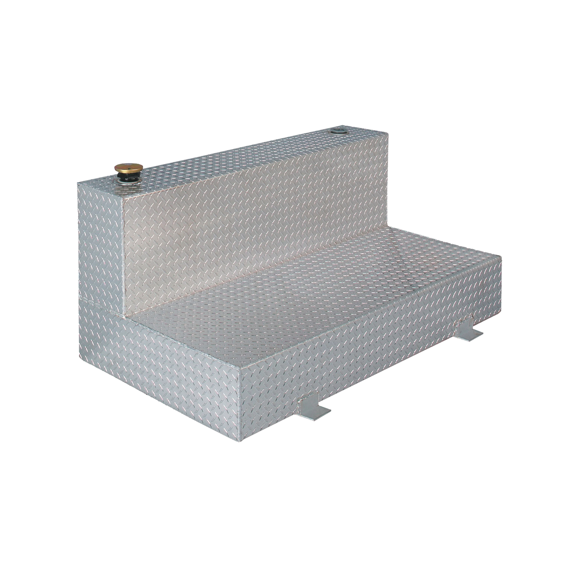 Réservoir de transfert pour carburant en aluminium, Aluminium, Capacité 100 gal., Argent