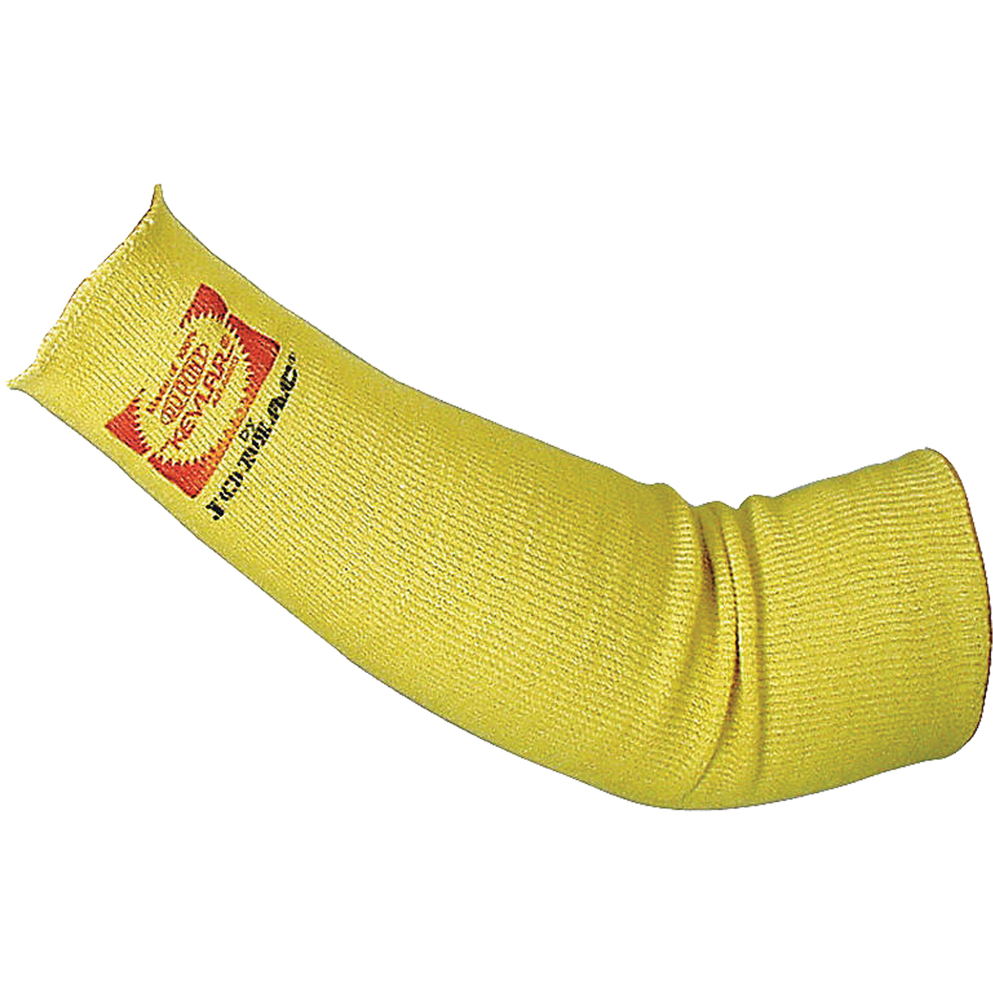Manchons tubulaire 1 épaisseur, KevlarMD, 10", ANSI niveau 3/ASTM F-1790, Jaune