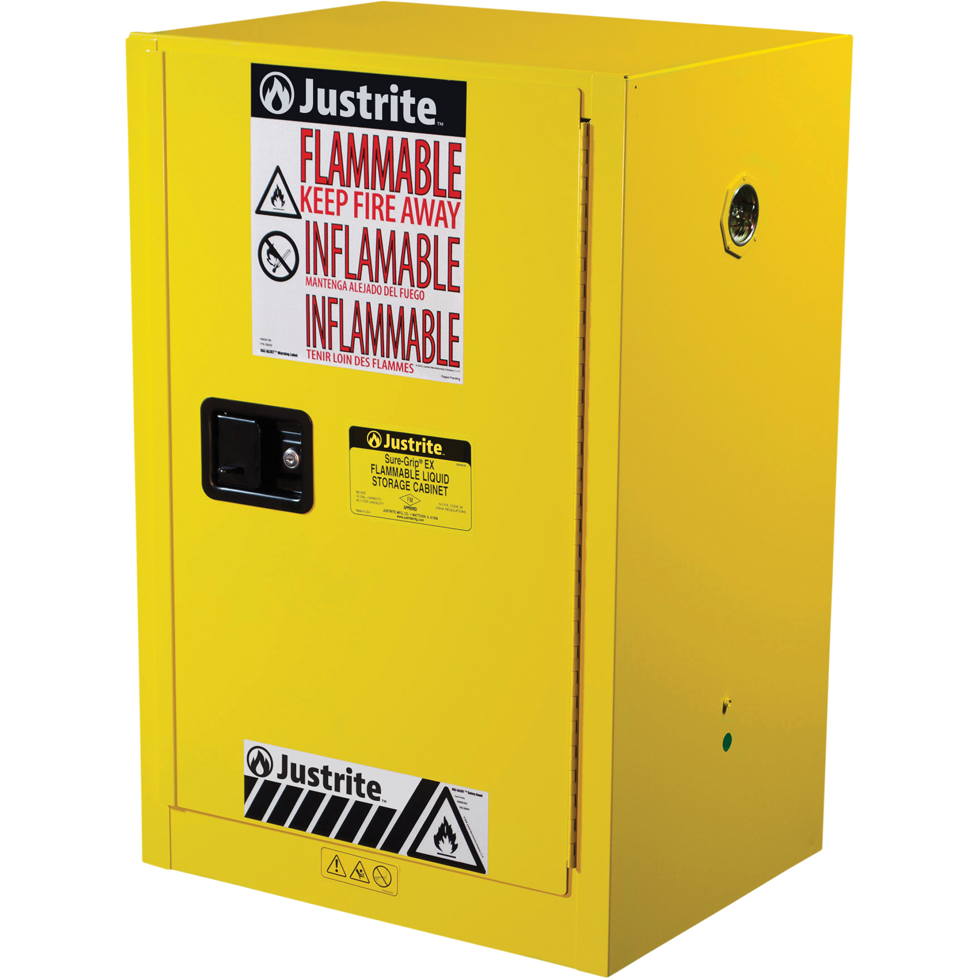 Armoire de sécurité compacte pour produits inflammables EX Sure-GripMD, 12 gal., 1 Porte(s), 23,25" La x 35" h x 18" p – Image 2