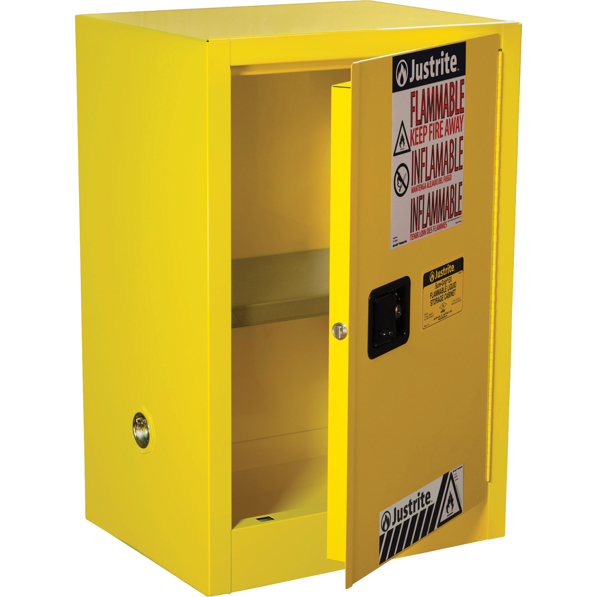 Armoire de sécurité compacte pour produits inflammables EX Sure-GripMD, 12 gal., 1 Porte(s), 23,25" La x 35" h x 18" p – Image 3