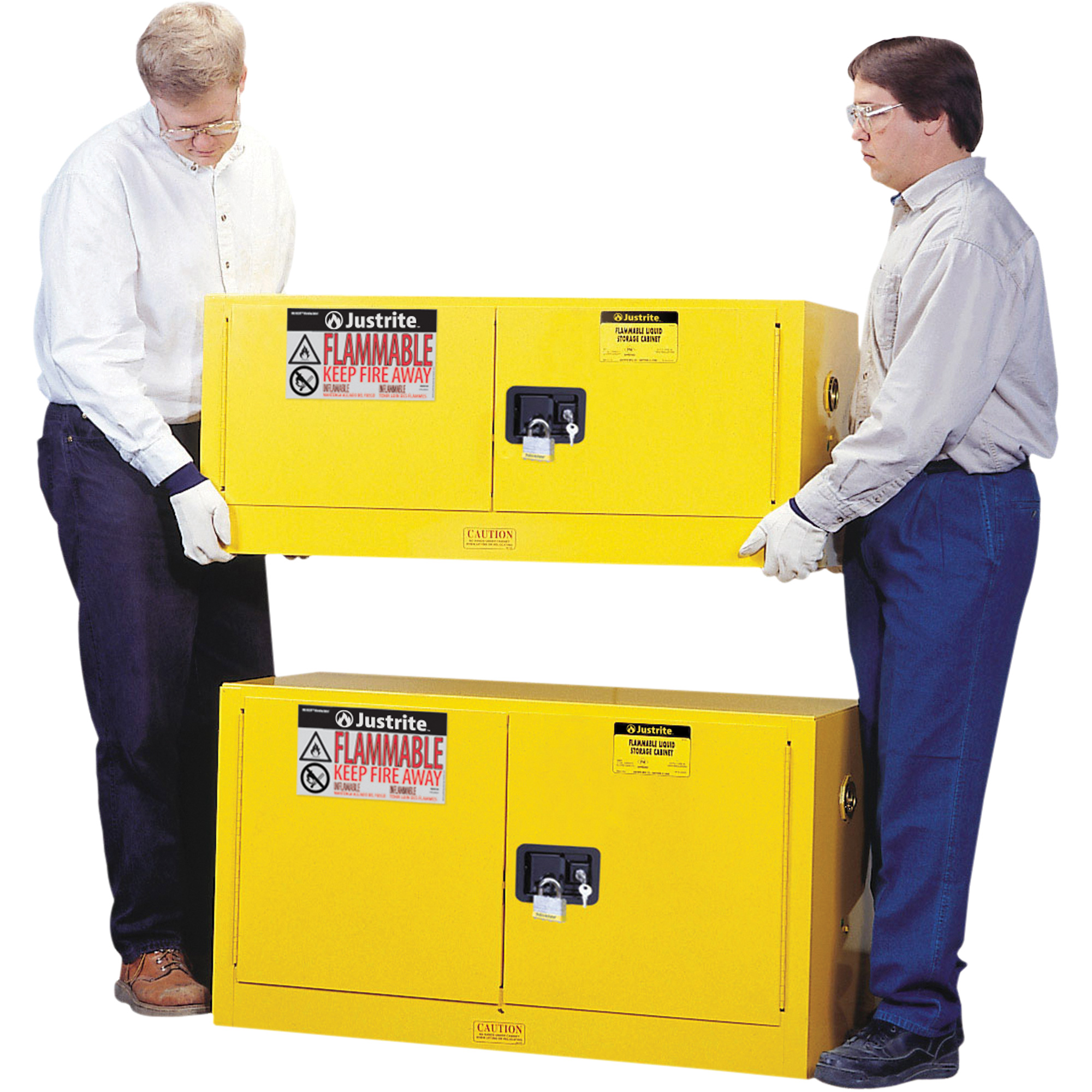 Armoire de sécurité pour produits inflammables EX Piggyback Sure-GripMD , 17 gal., 2 Porte(s), 43" La x 24" h x 18" p – Image 4