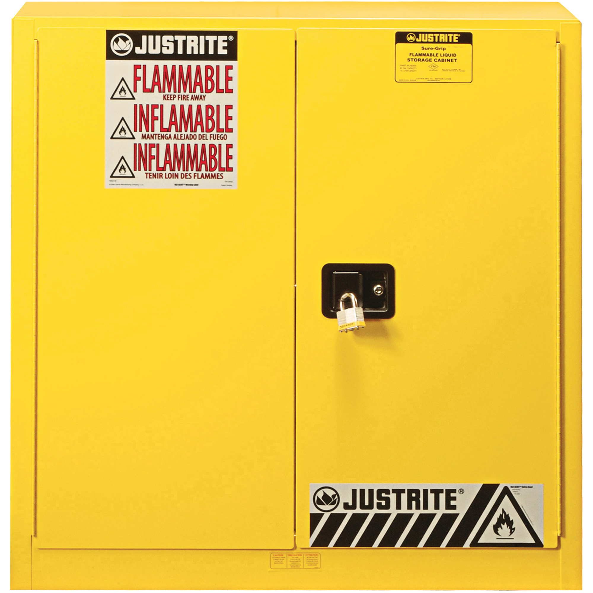 Armoire de sécurité pour produits inflammables Ex Sure-GripMD, 30 gal., 2 Porte(s), 36" La x 35" h x 24" p