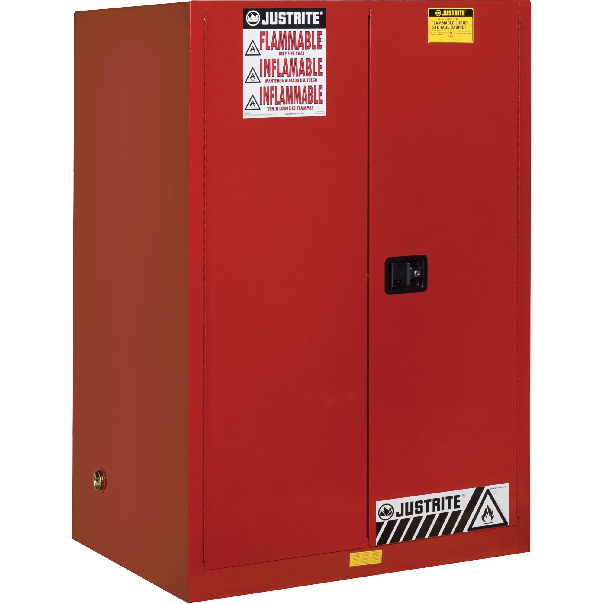Armoire pour produits inflammables Sure-GripMD EX, 90 gal., 2 Porte(s), 43" La x 65" h x 34" p