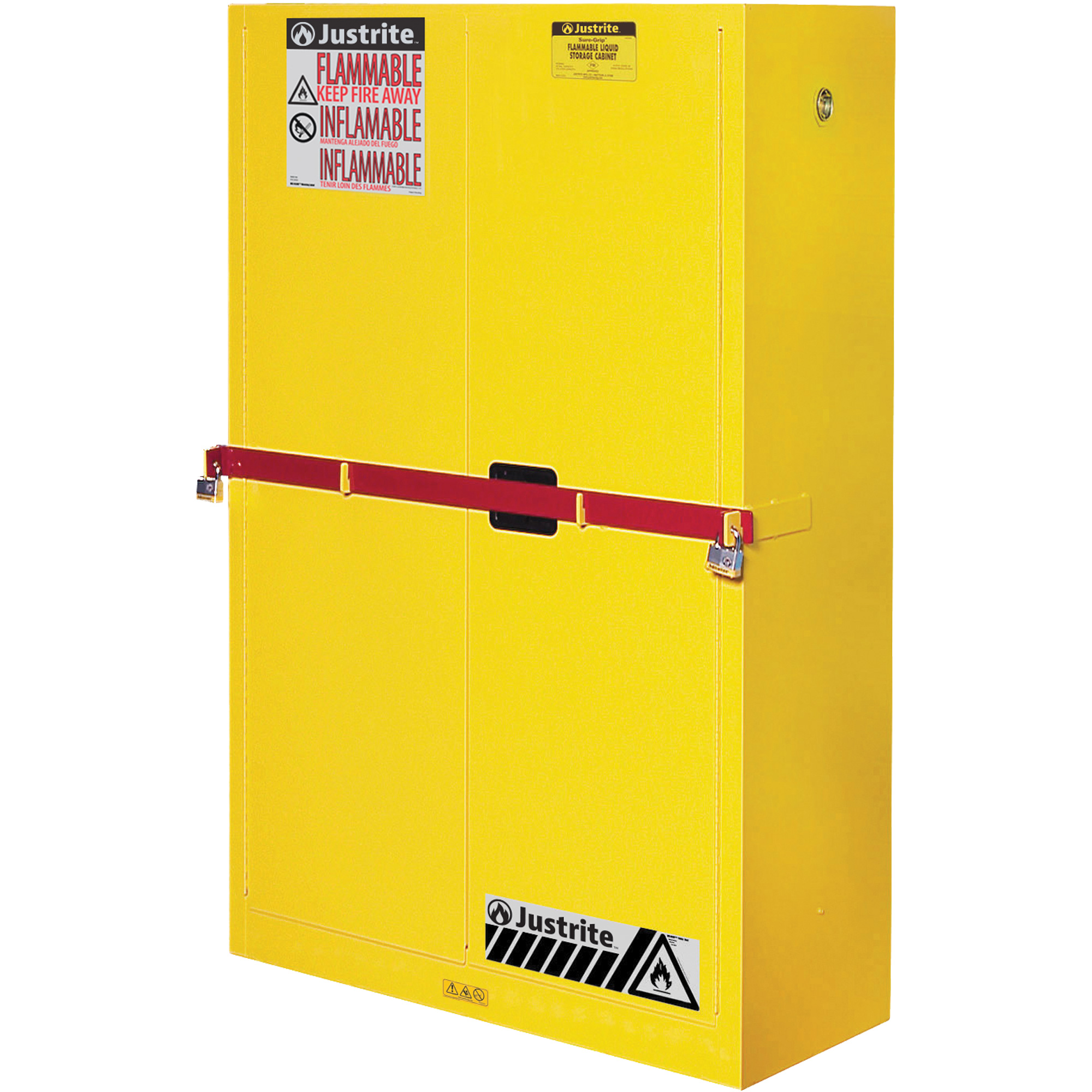Armoires de haute sécurité Sure-GripMD EX pour produits inflammables, 45 gal., 2 Porte(s), 43" La x 65" h x 18" p