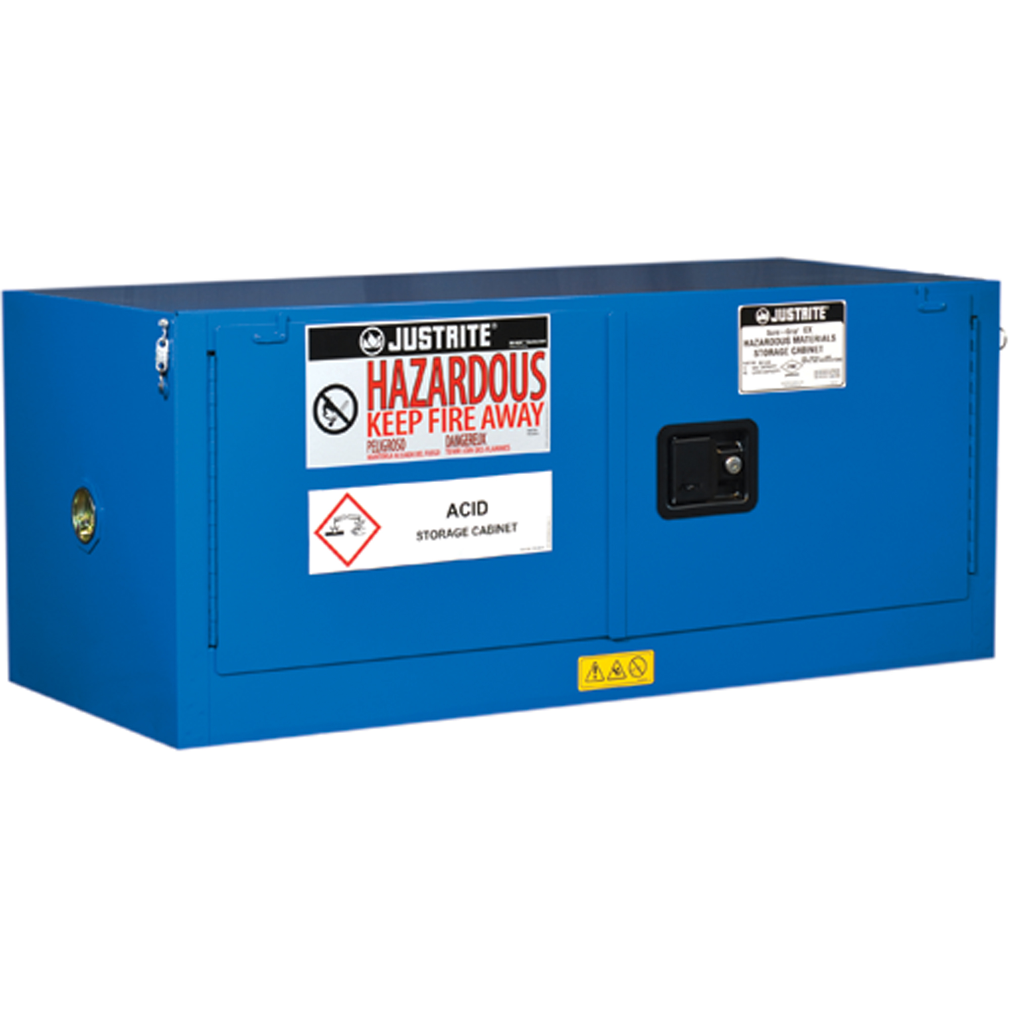 Armoires empilées doublées pour rangement de matières dangereuses Chem-CorMD, 12 gal., 43" x 18" x 18"