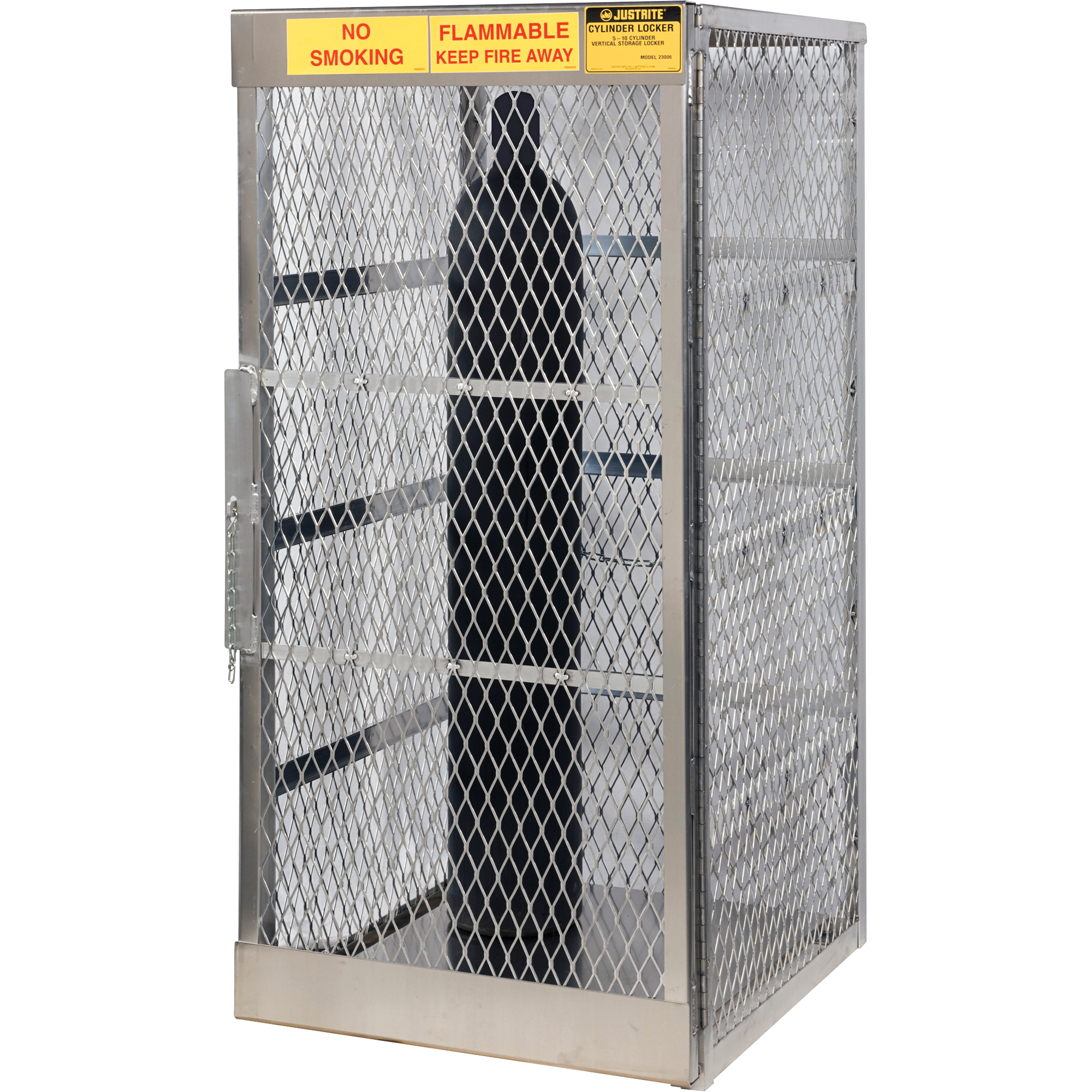 Armoires en aluminium pour bouteilles GPL, nbre de bouteilles: 10, 30" , 32" , 65" , Argent