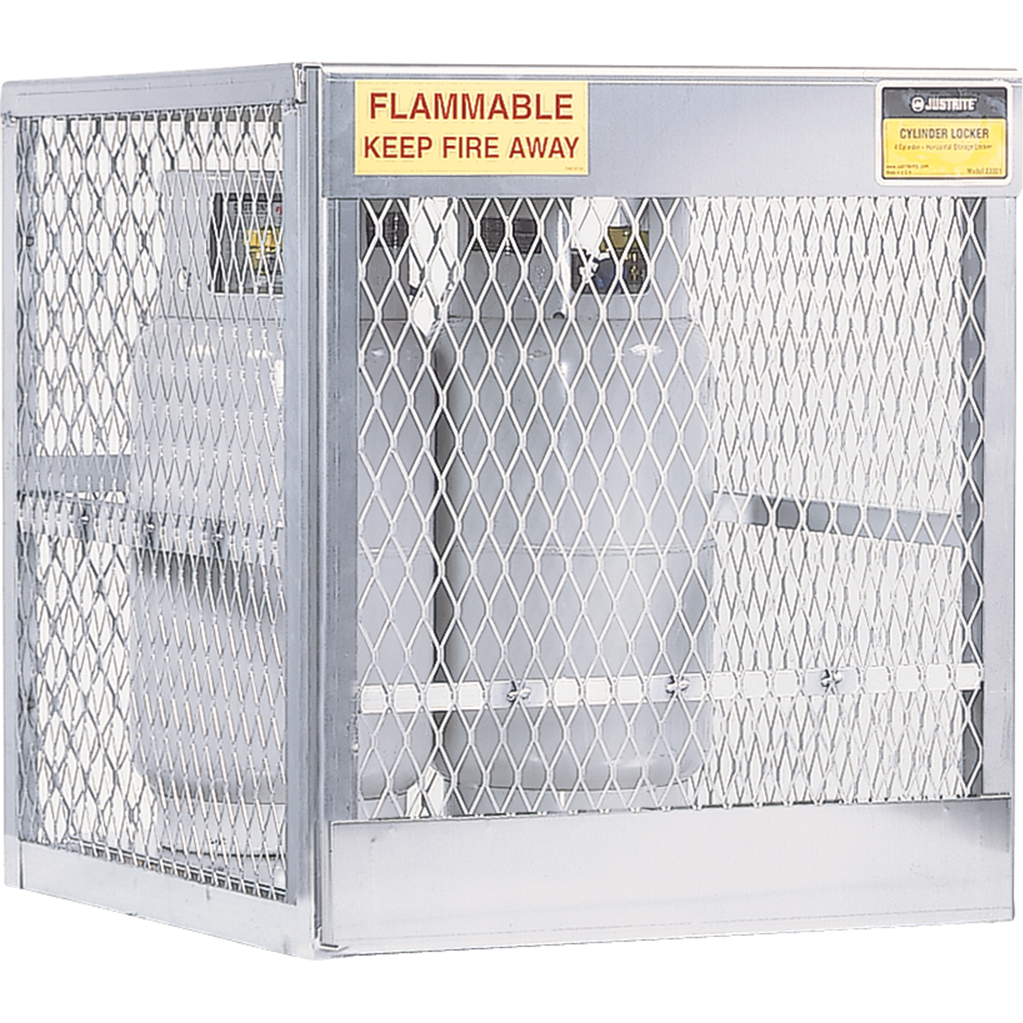Armoires en aluminium pour bouteilles GPL, nbre de bouteilles: 4, 30" , 32" , 33-1/2" , Argent
