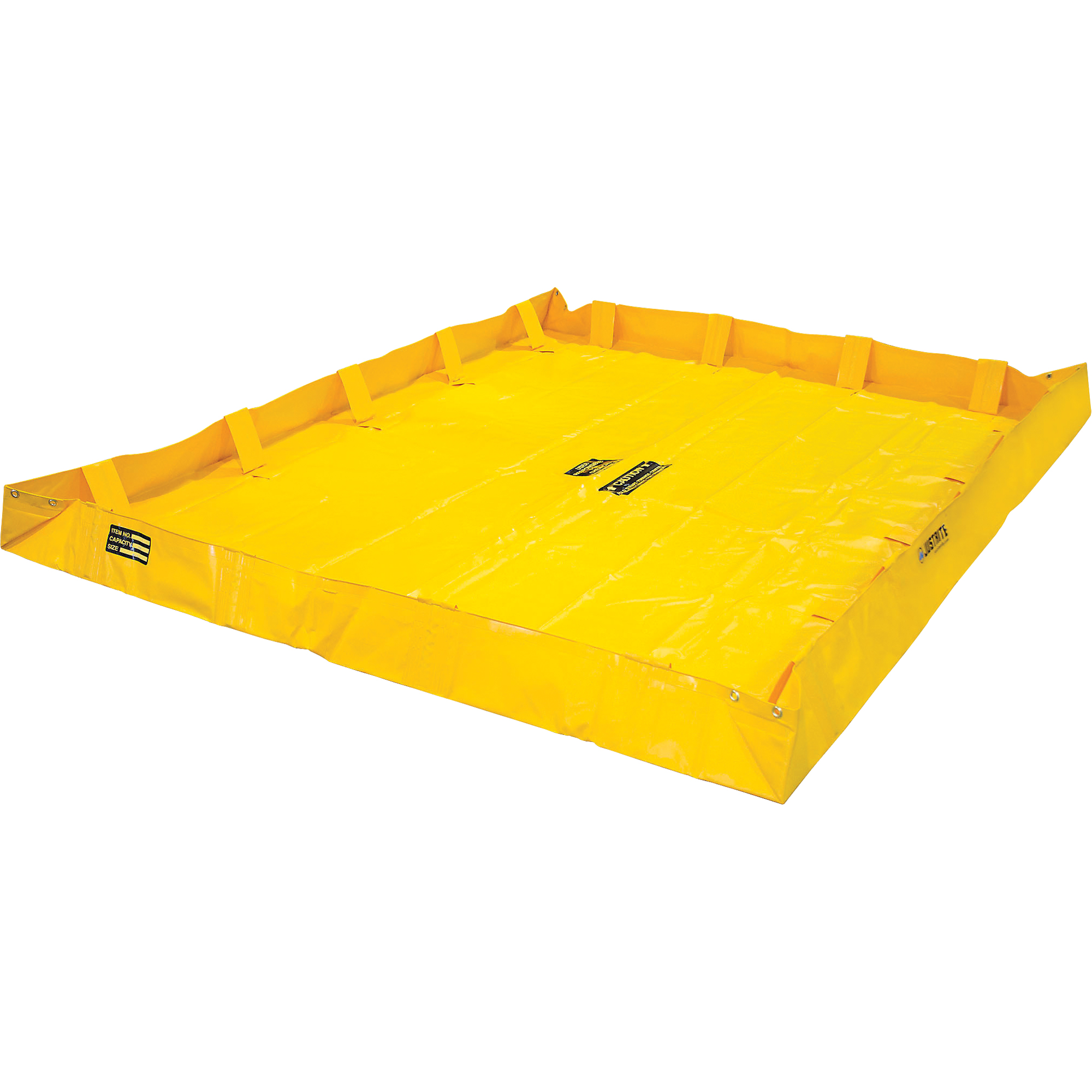 Berme de confinement Lite QuickBermMD , Capacité 398 gal. US, 8' la x 10' lo x 8" h, Support à encliqueter