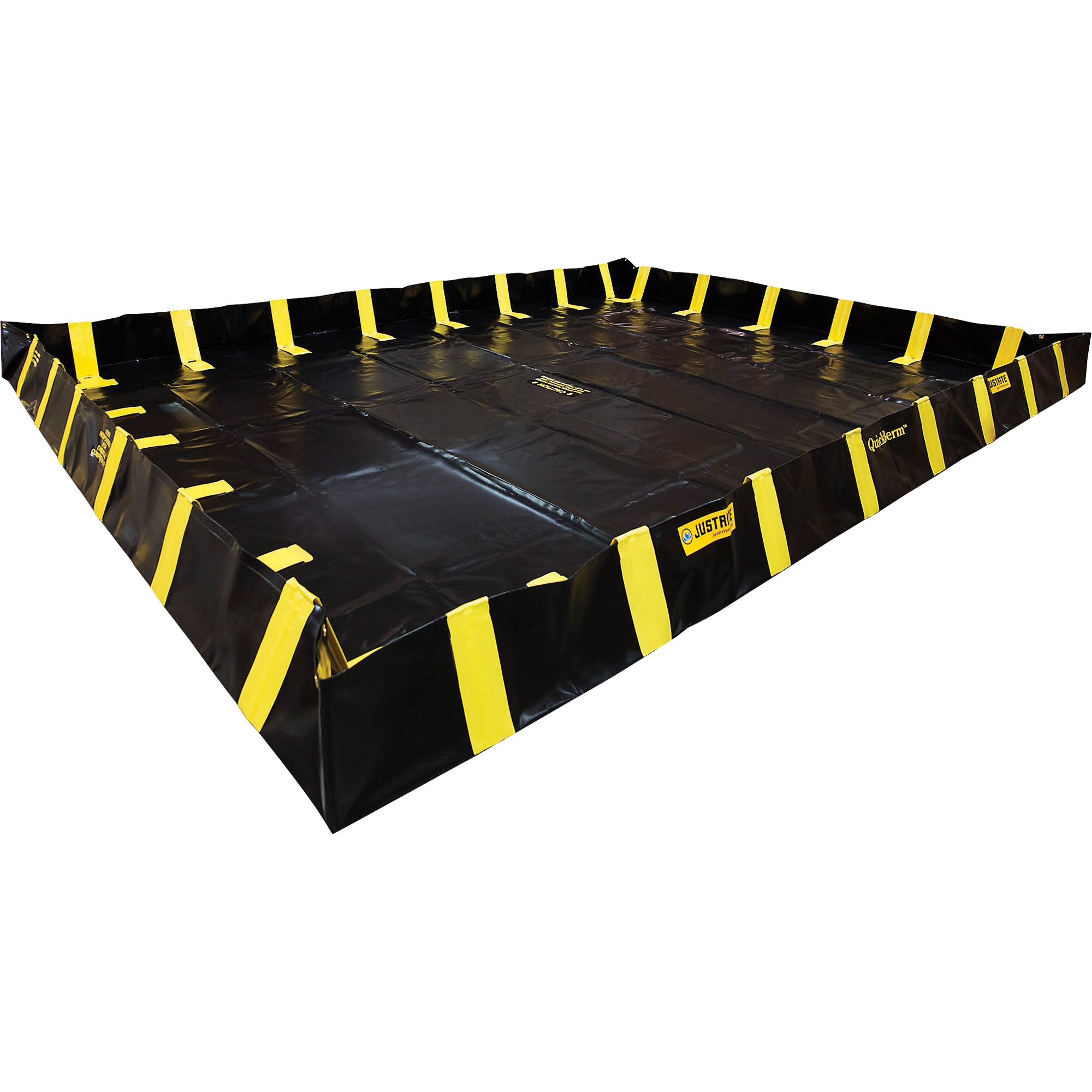 Bermes de confinement avec supports intérieurs de parois QuickBermMD , Capacité 1795 gal., 12' la x 20' lo x 12" h, Support à encliqueter