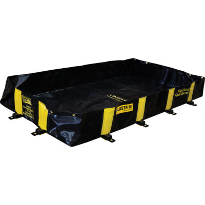 Bermes Rigid-Lock QuickBermMD, Capacité 235 gal. US, 4' la x 8' lo x 12" h, Paroi à piquets