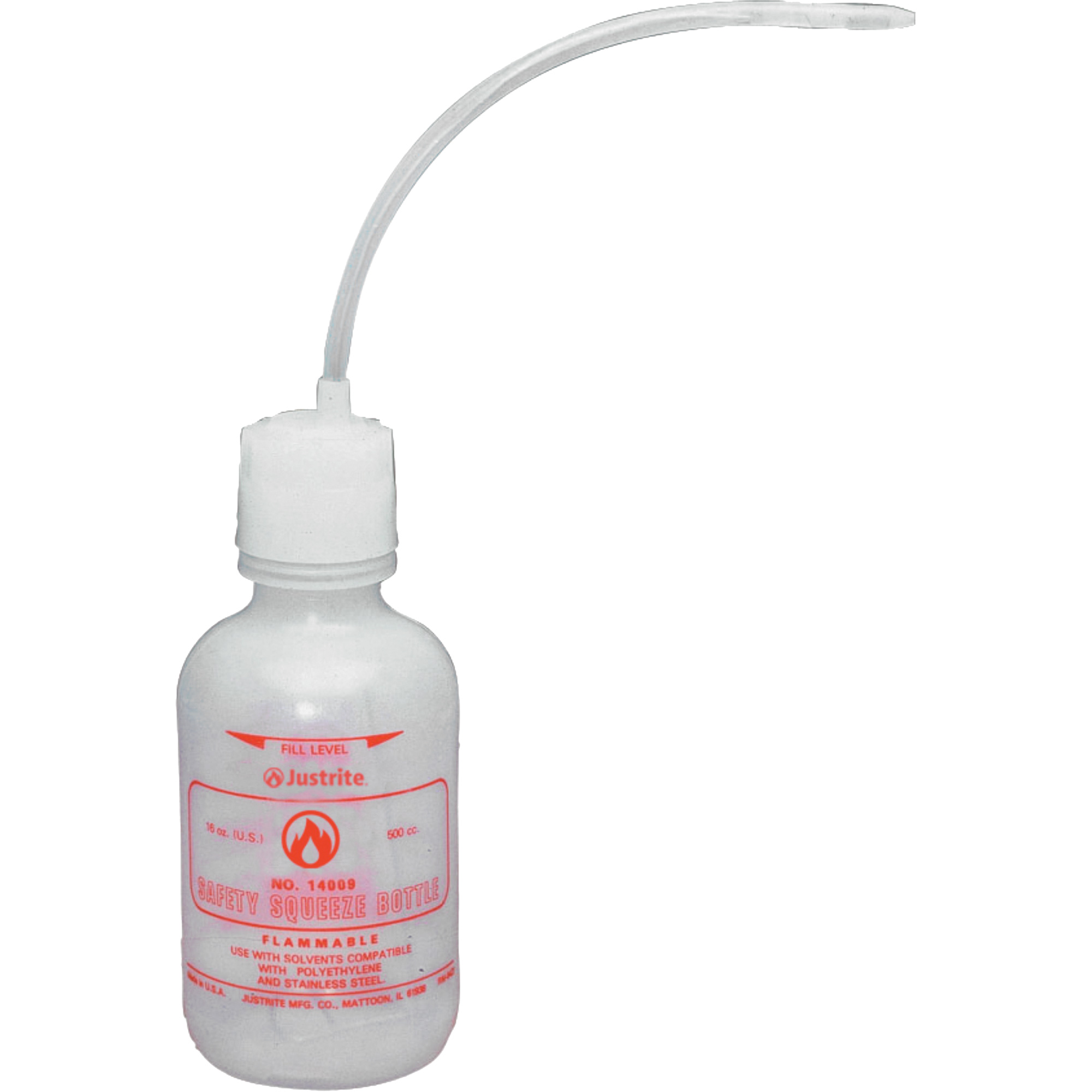 Flacons pressables pour liquides inflammables, 32 oz
