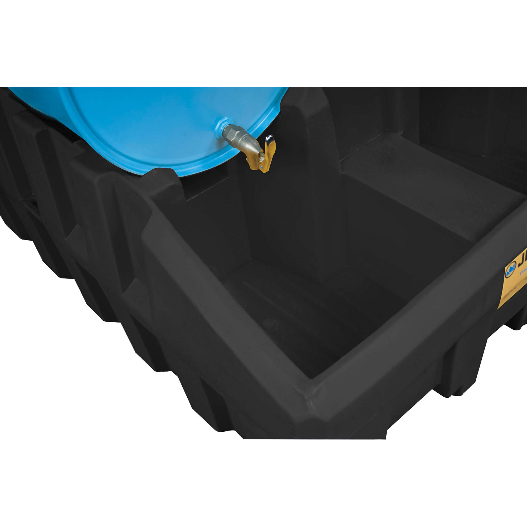Porte-barils pour gestion de la distribution EcoPolyBlendMC, 59" lo x 49" la x 26" ha, 66 gal. US Capacité