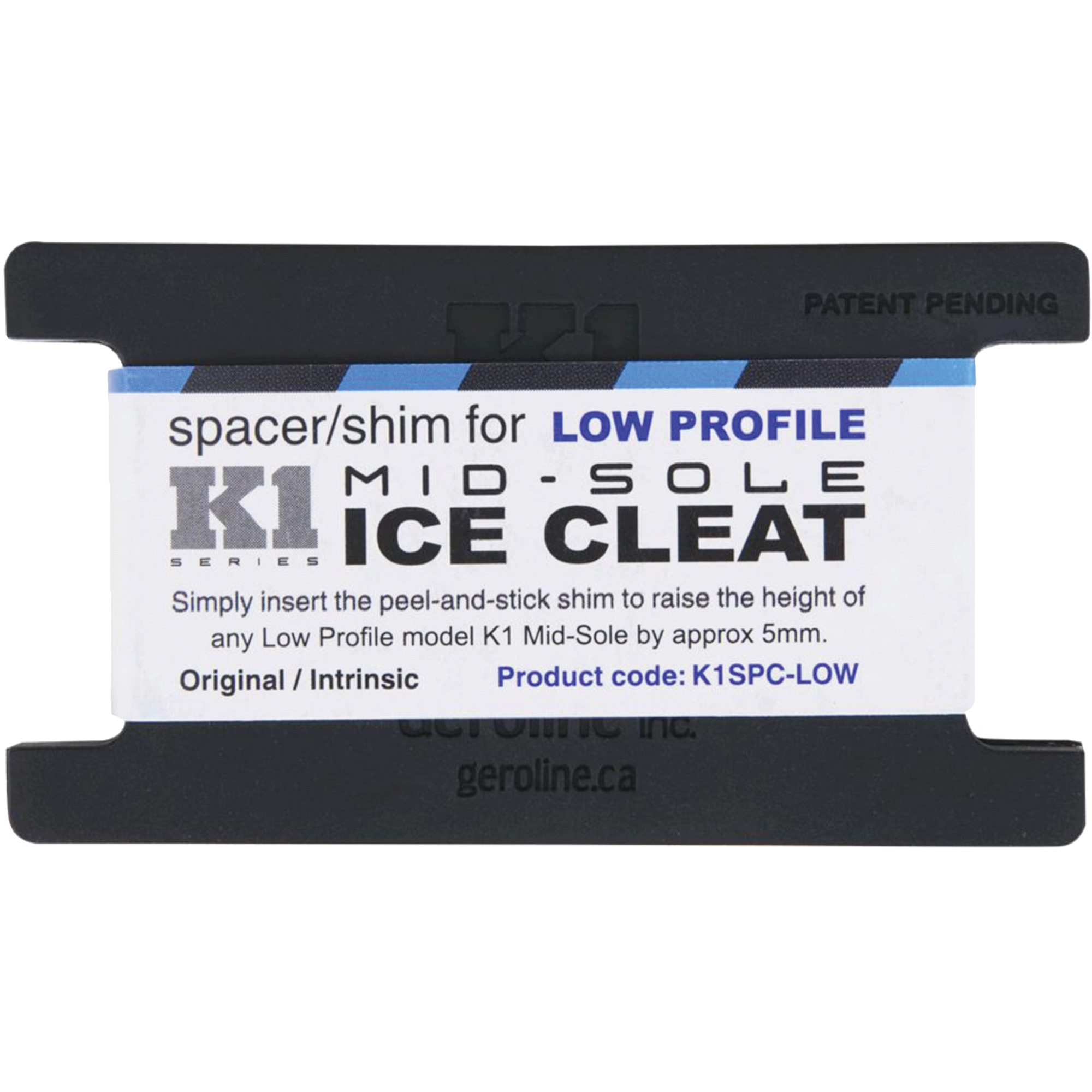 Cale mince pour crampons à glace pour la partie centrale K1