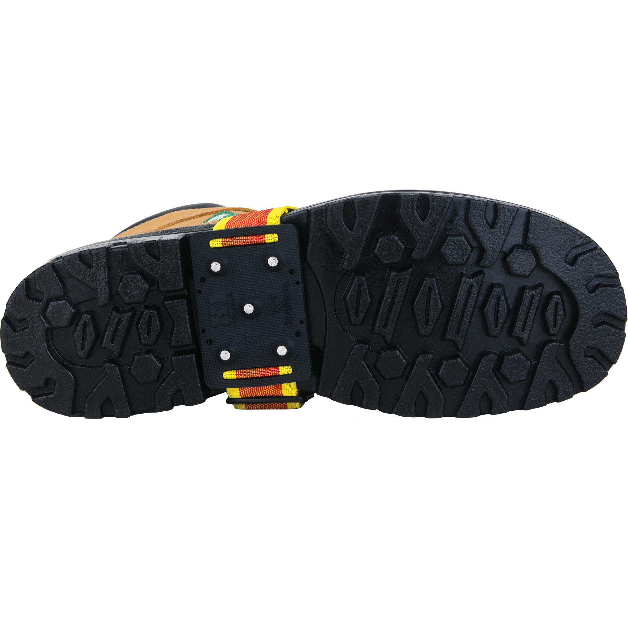Crampons à glace mi-semelles intrinsèques, Mélange de polymère, Traction Crampon, Taille unique
