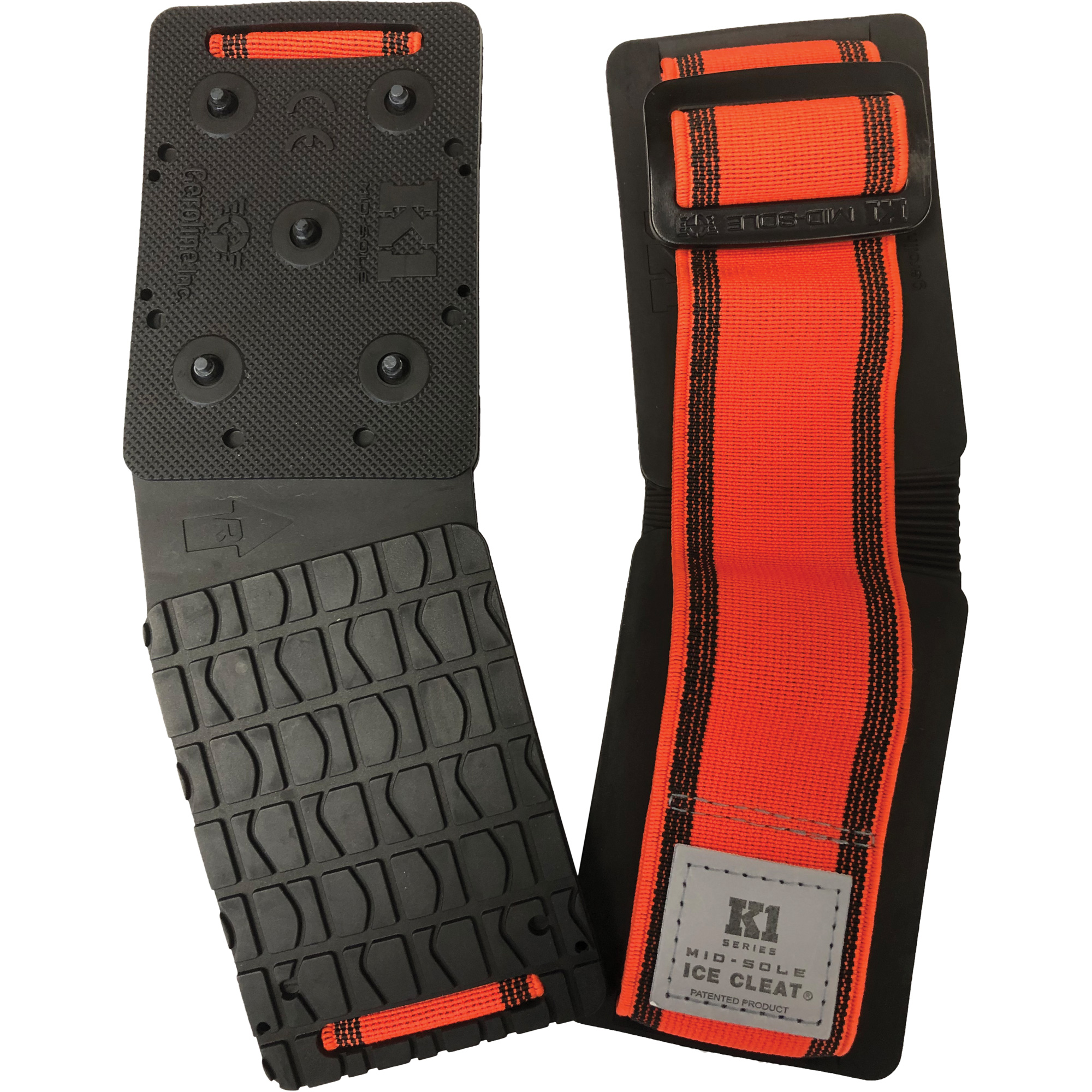 Crampons à glace minces mi-semelles, Carbure de tungstène, Traction Crampon, Taille unique