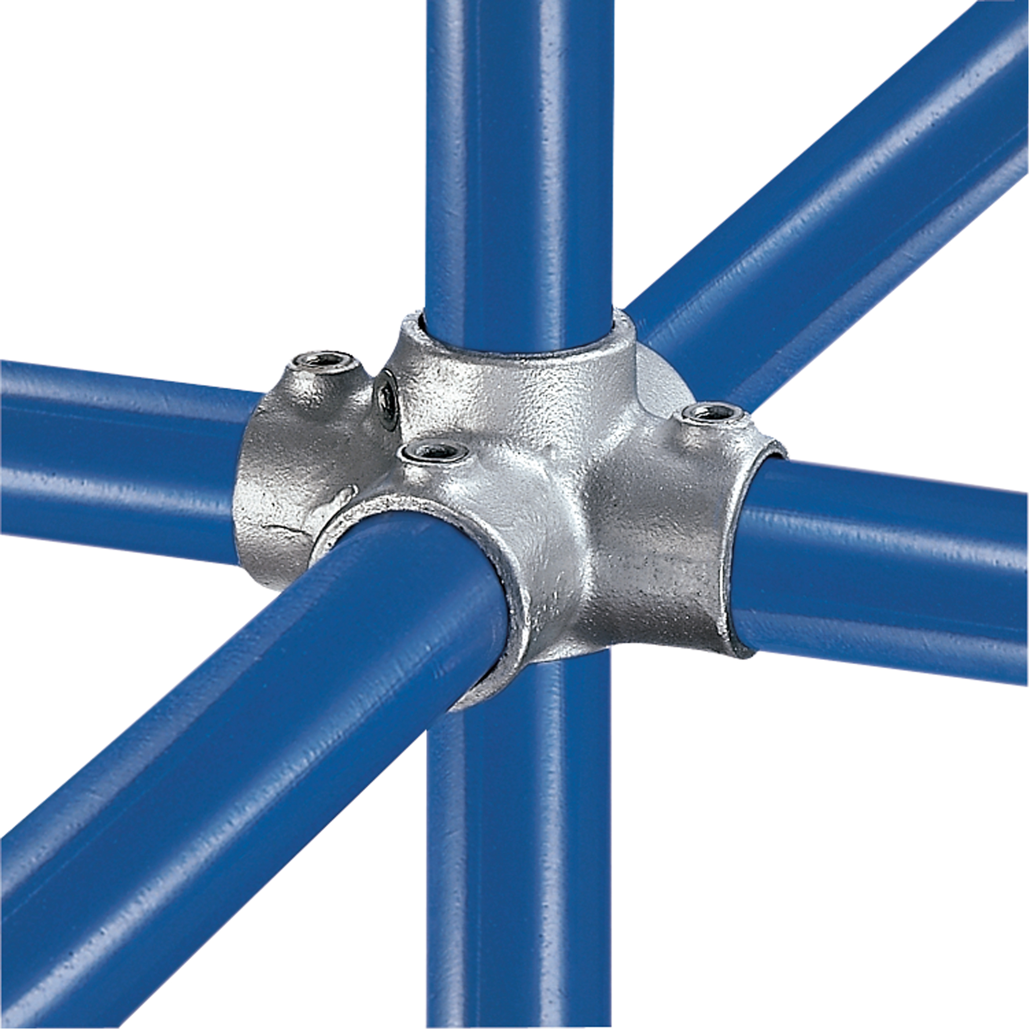 Manchon à raccord en croix pour tube structural, 1,66"