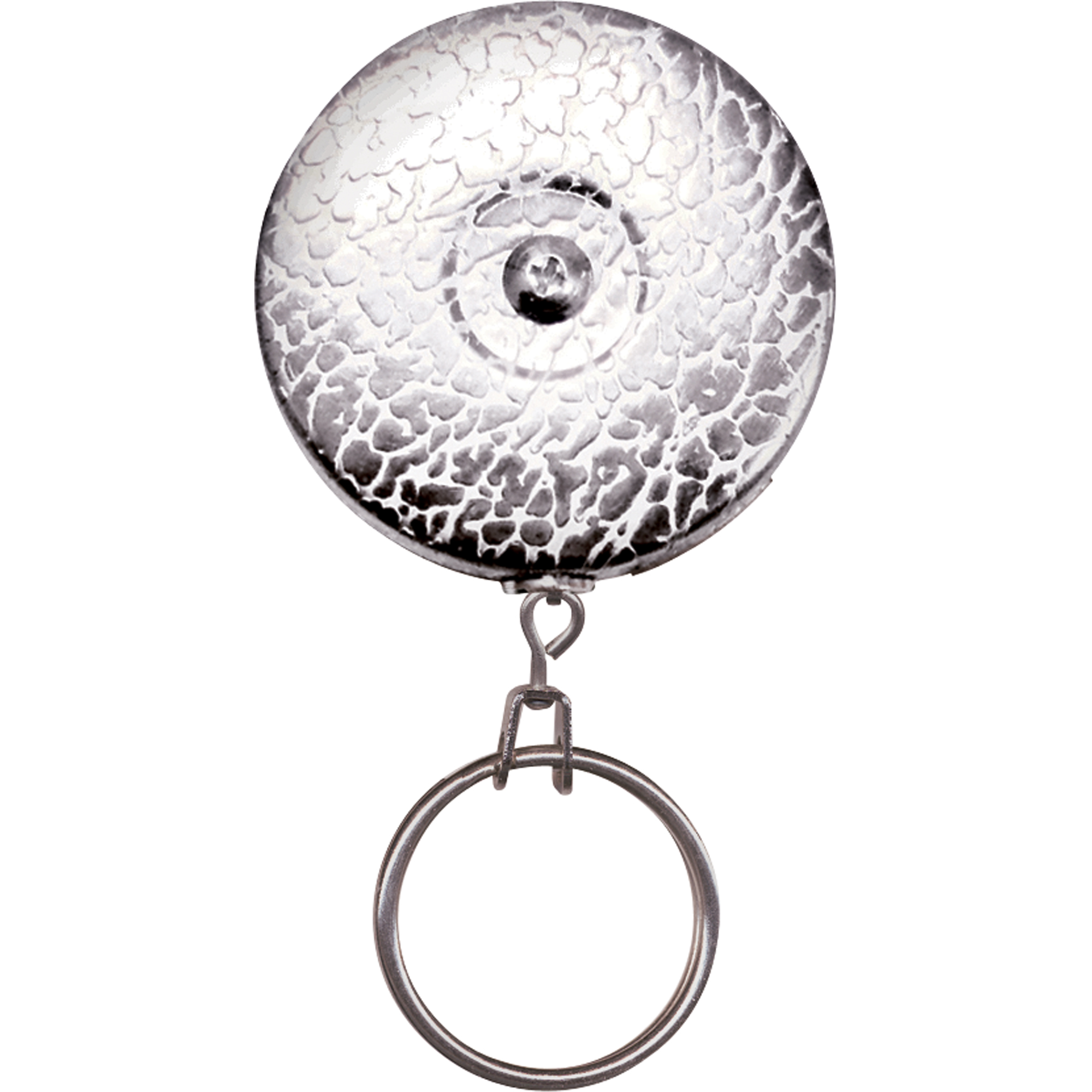 Porte-clés à dévidoir The Original, Chrome, Câble 24", Fixation Agrafe de ceinture
