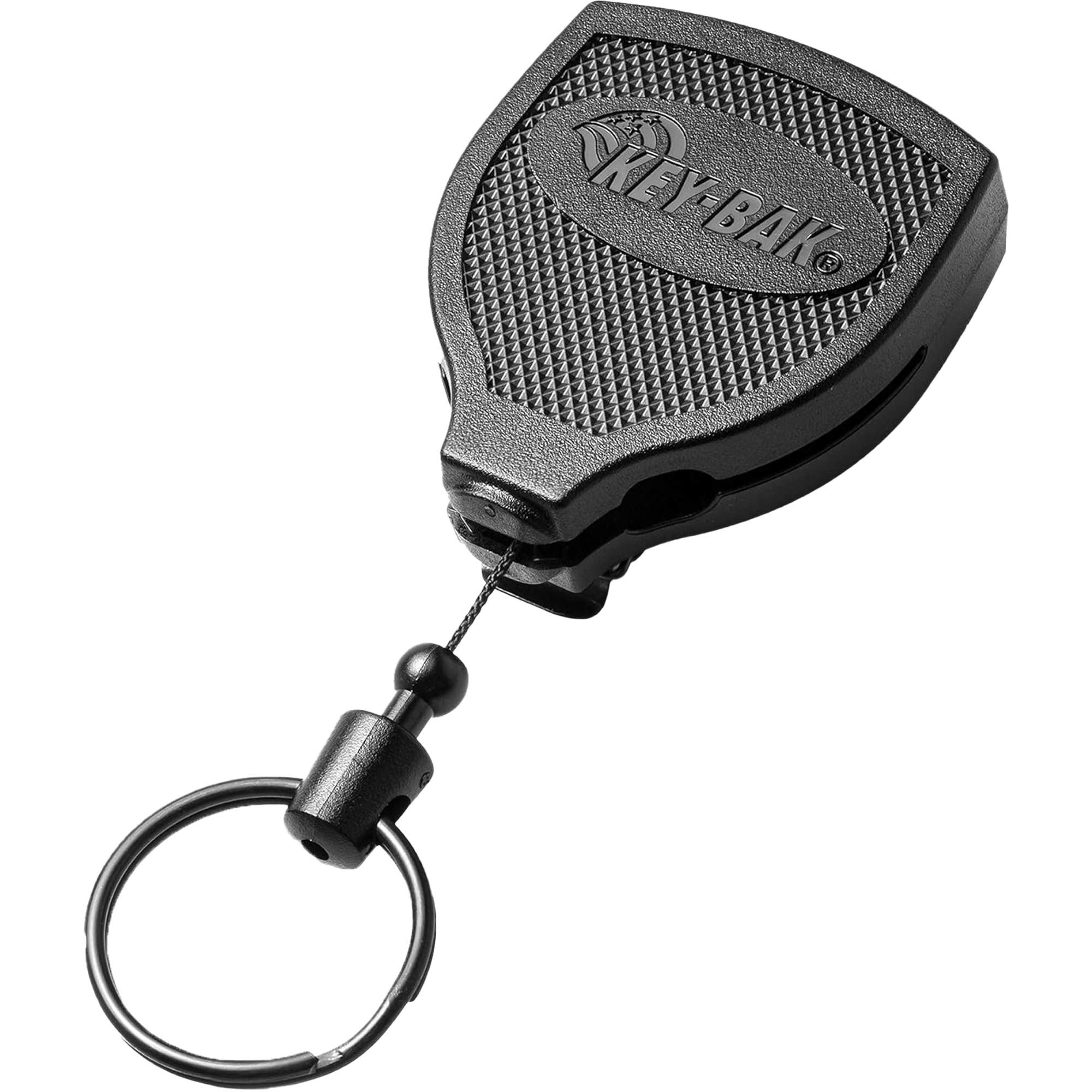 Porte-clés autorétractable robuste Super48MC, Polycarbonate, Câble 48", Fixation Agrafe de ceinture