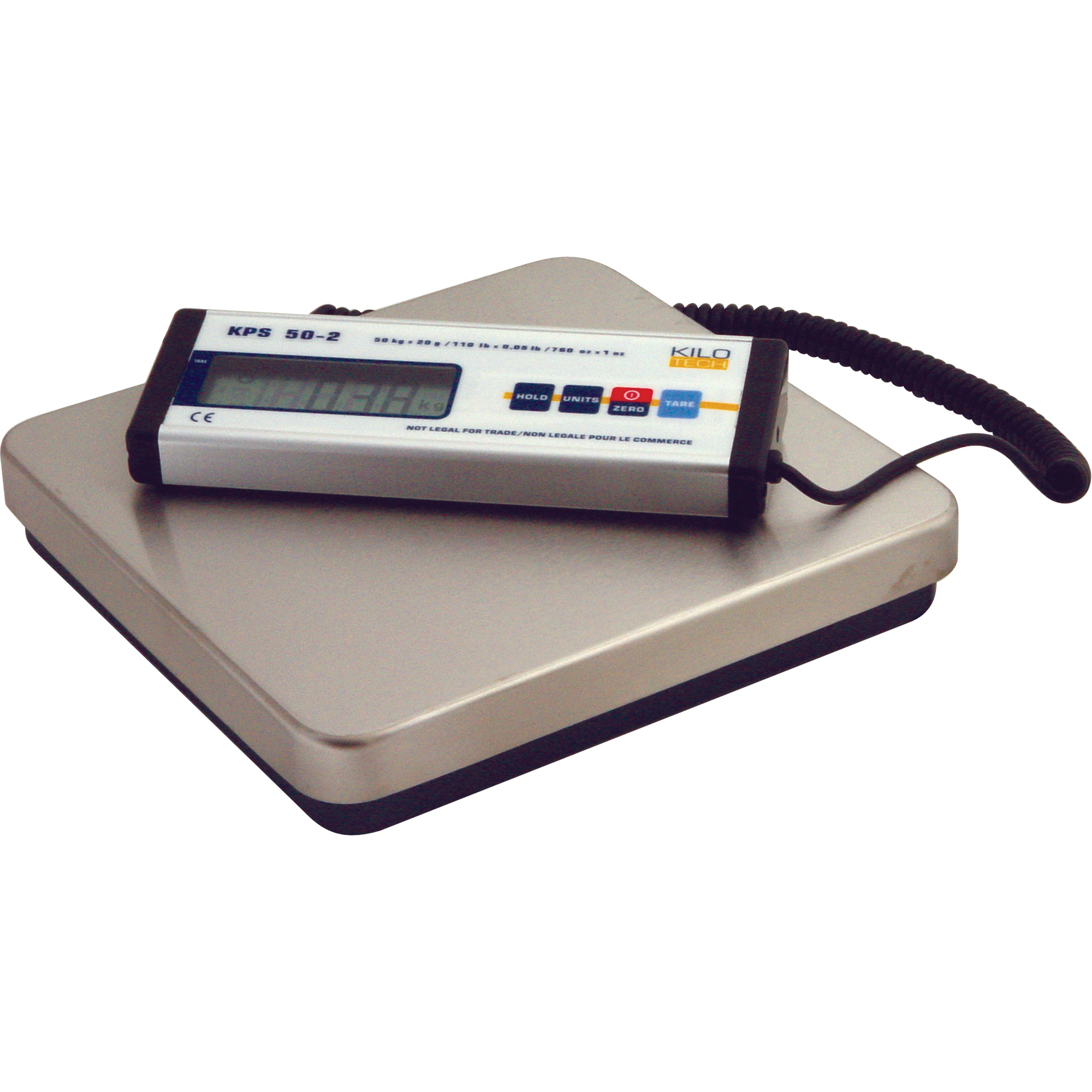 Balance de réception, Capacité 30 kg/66 lb/1056 oz, Graduations 10 g/0,02 lb/0,05 oz