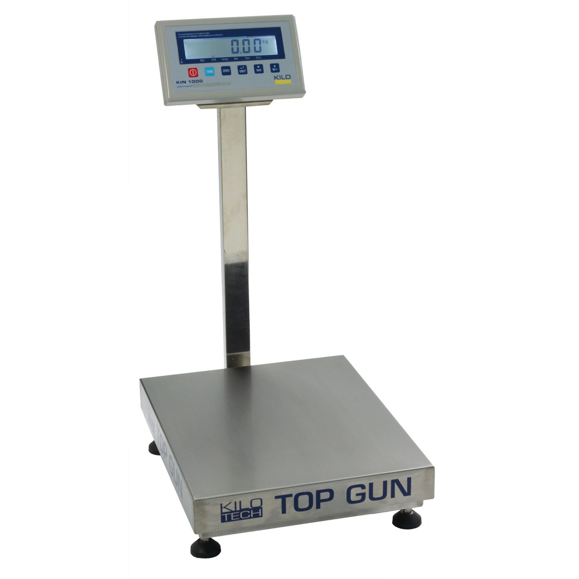 Balances à plateau électroniques Top Gun, 18" lo x 12" la, Capacité de 150 lb