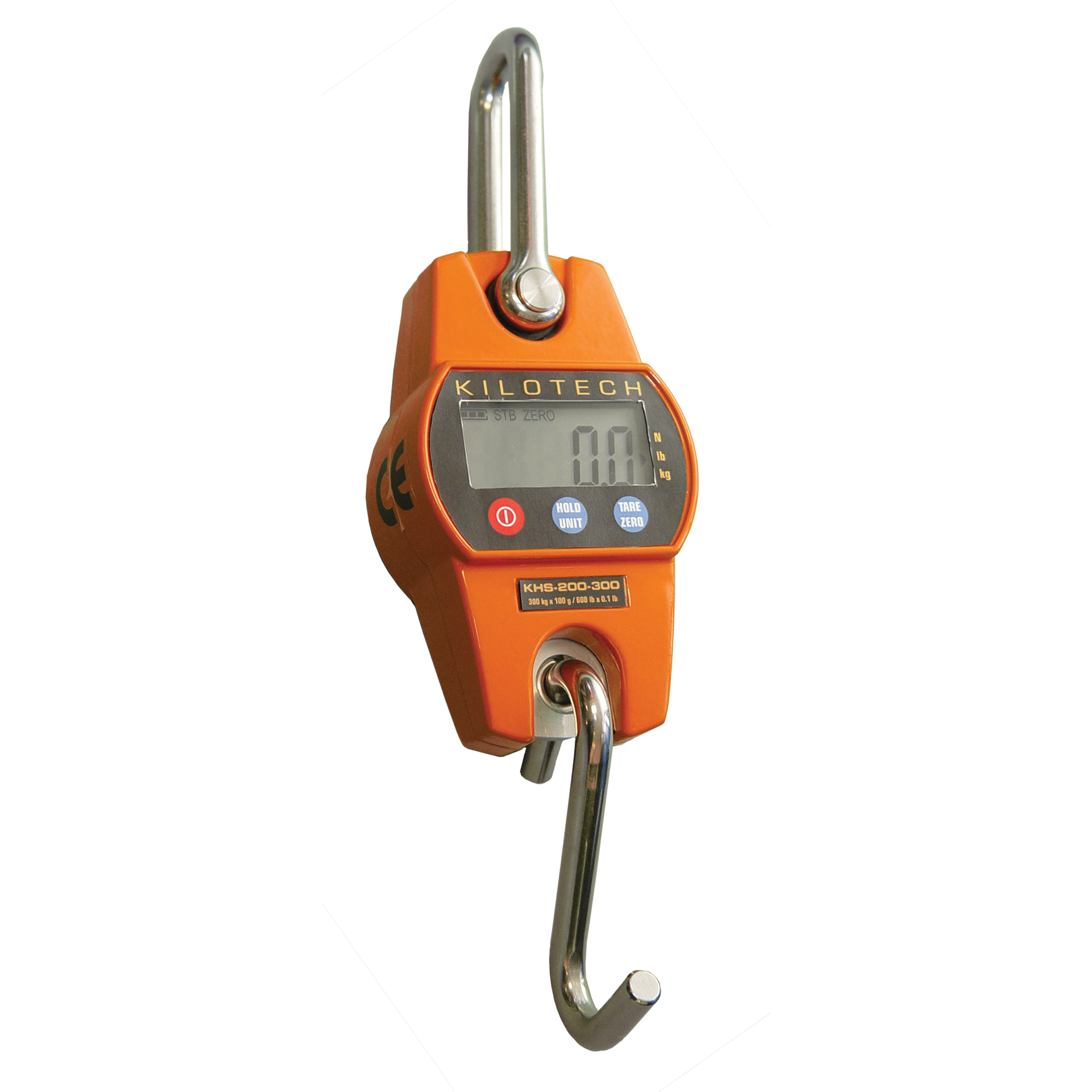 Mini balances numériques pour grue, Capacité de 120 lb/54,43 kg, Graduations de 0,05 lb / 0,02 kg