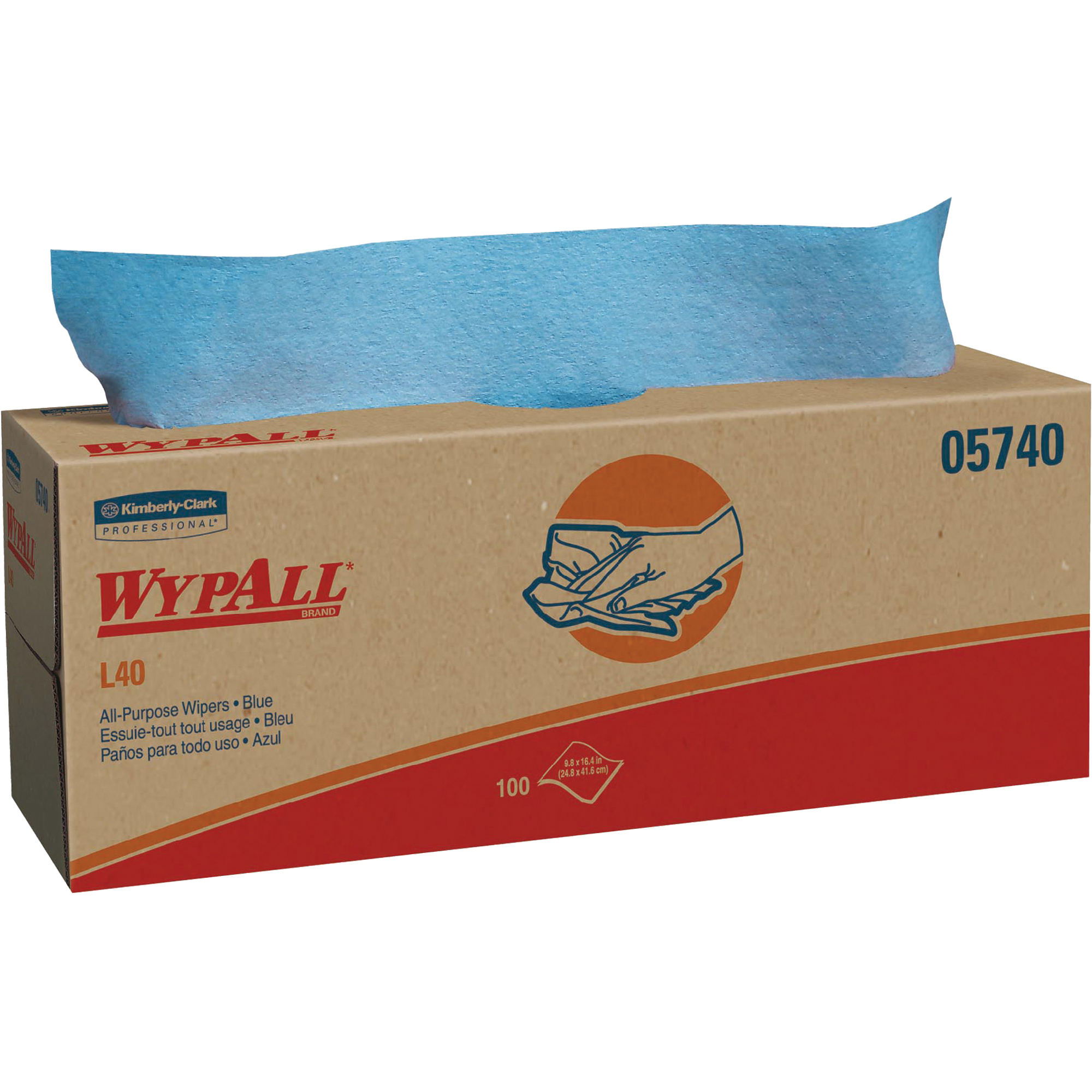 Chiffons L40, Tout usage, 10" lo x 10-4/5" la