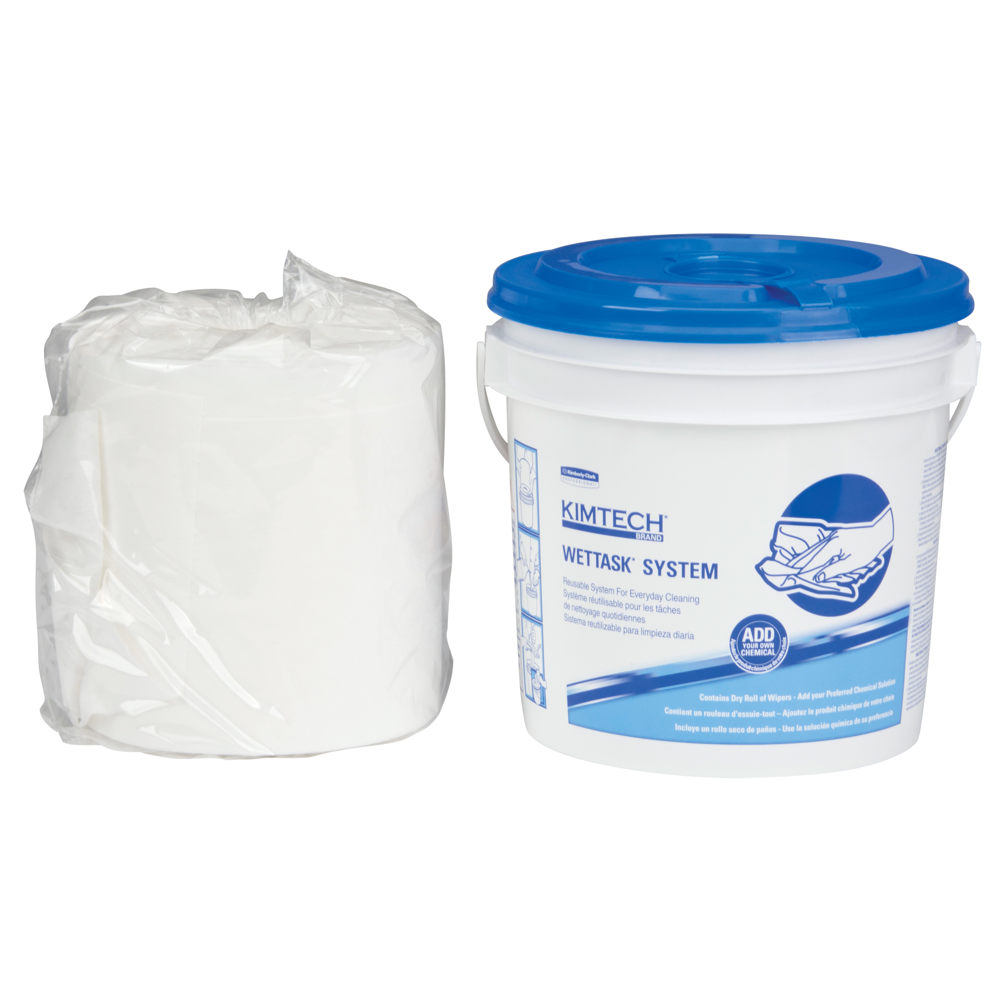 Chiffons Wettask* pour solvants, 570 lingettes, 12" x 6"