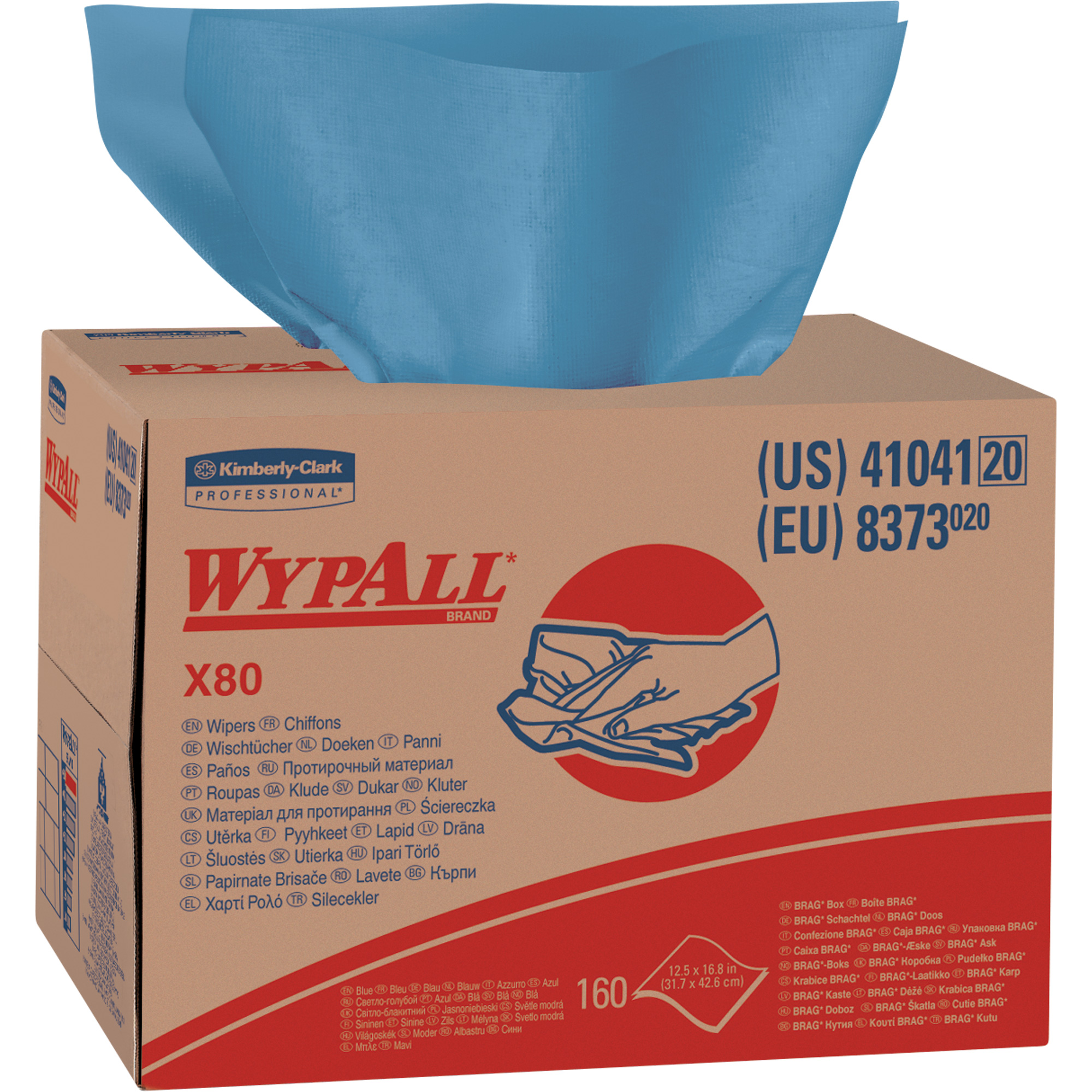 Chiffons X80, Robuste, 16-4/5" lo x 11" la