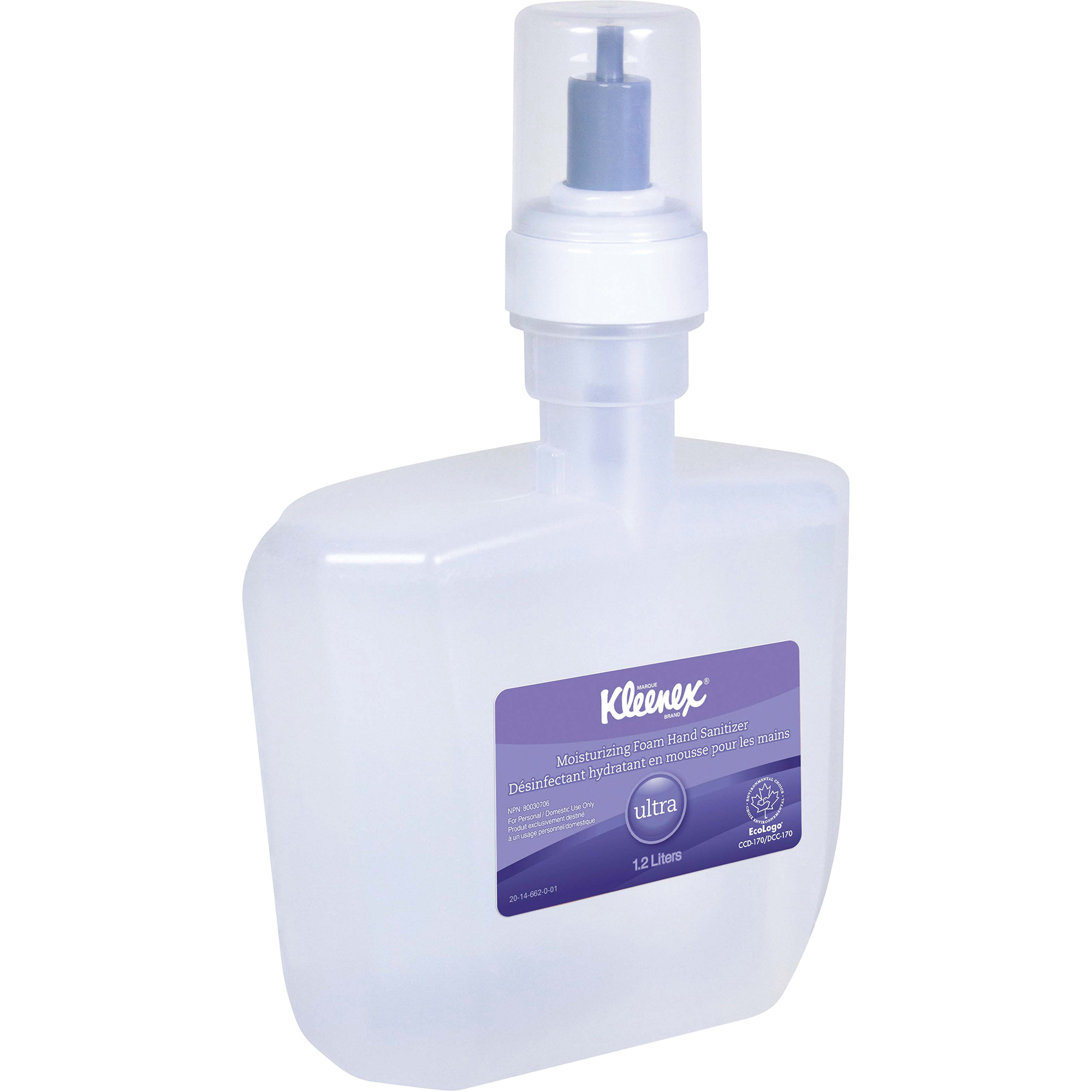 Désinfectant en mousse hydratant pour les mains ControlMC Ultra ScottMD, 1200 ml, Cartouche de recharge, 70 % alcool