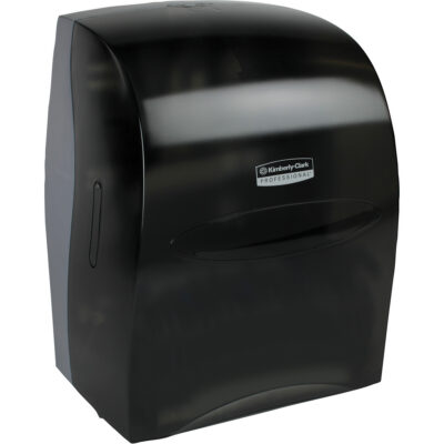Distributeur de serviettes en rouleaux durs Sanitouch, Manuel, 12,63" la x 10,2" p x 16,13" h
