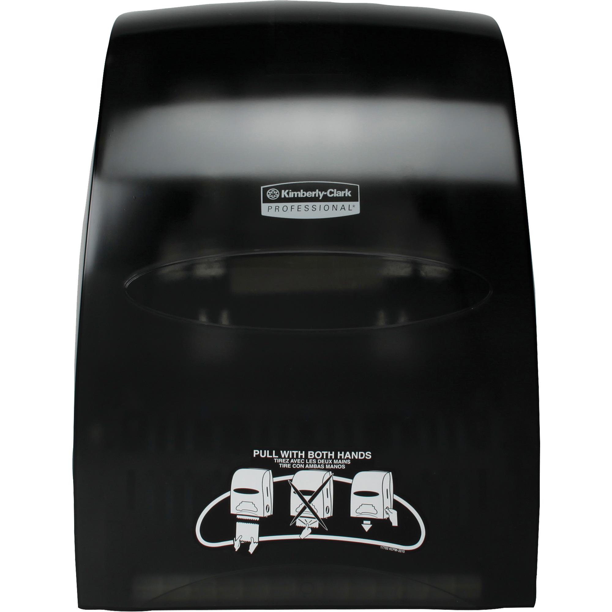Distributeur de serviettes en rouleaux durs Sanitouch, Manuel, 12,63" la x 10,2" p x 16,13" h