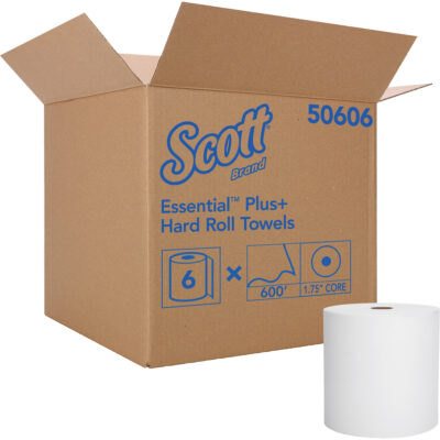 Essuie-mains à enroulement serré KleenexMD, 1 pli, Standard, 600' lo