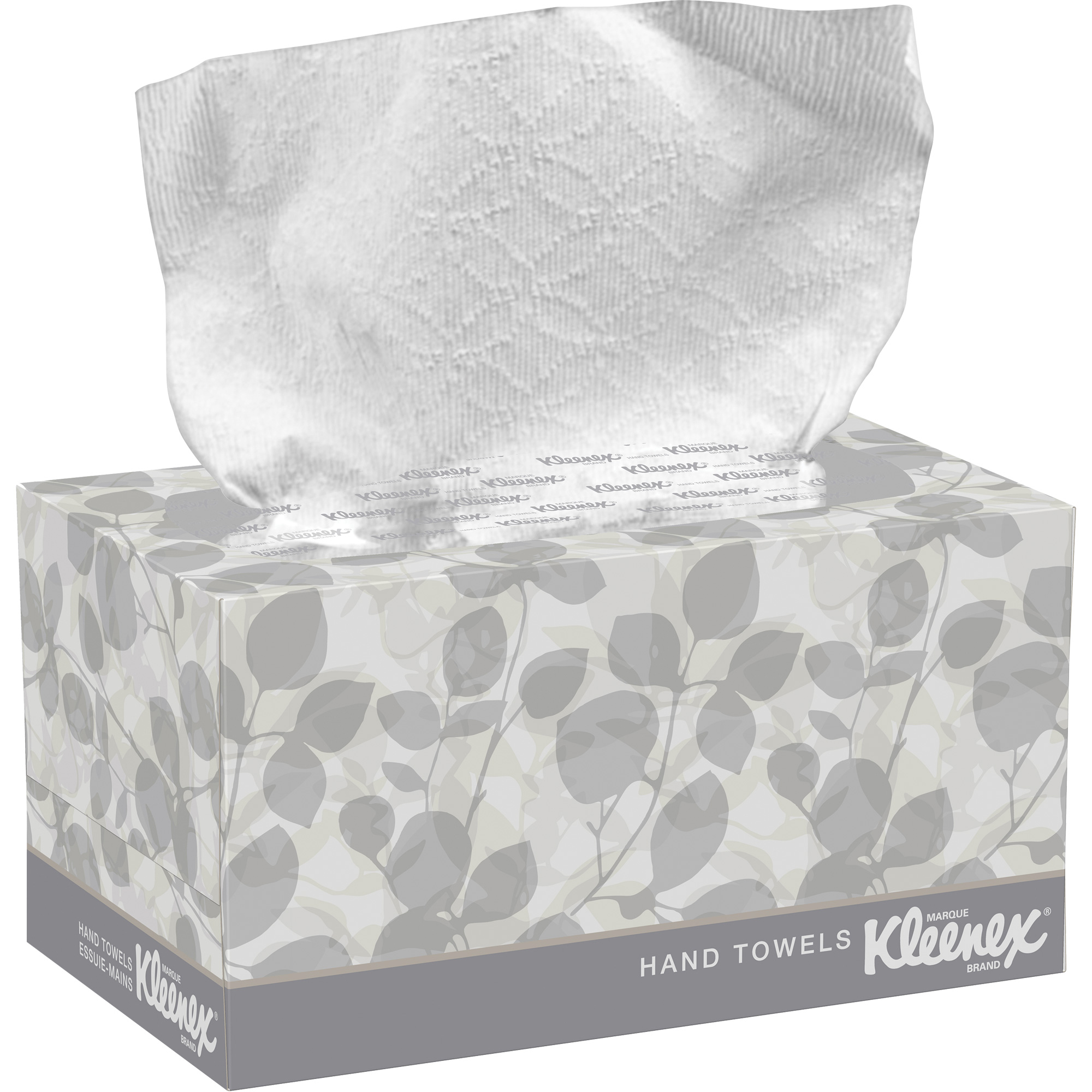 Essuie-mains KleenexMD dans une boîte POP-UP*, 1 pli, 10-1/2" lo x 9" la, 120 /pqt