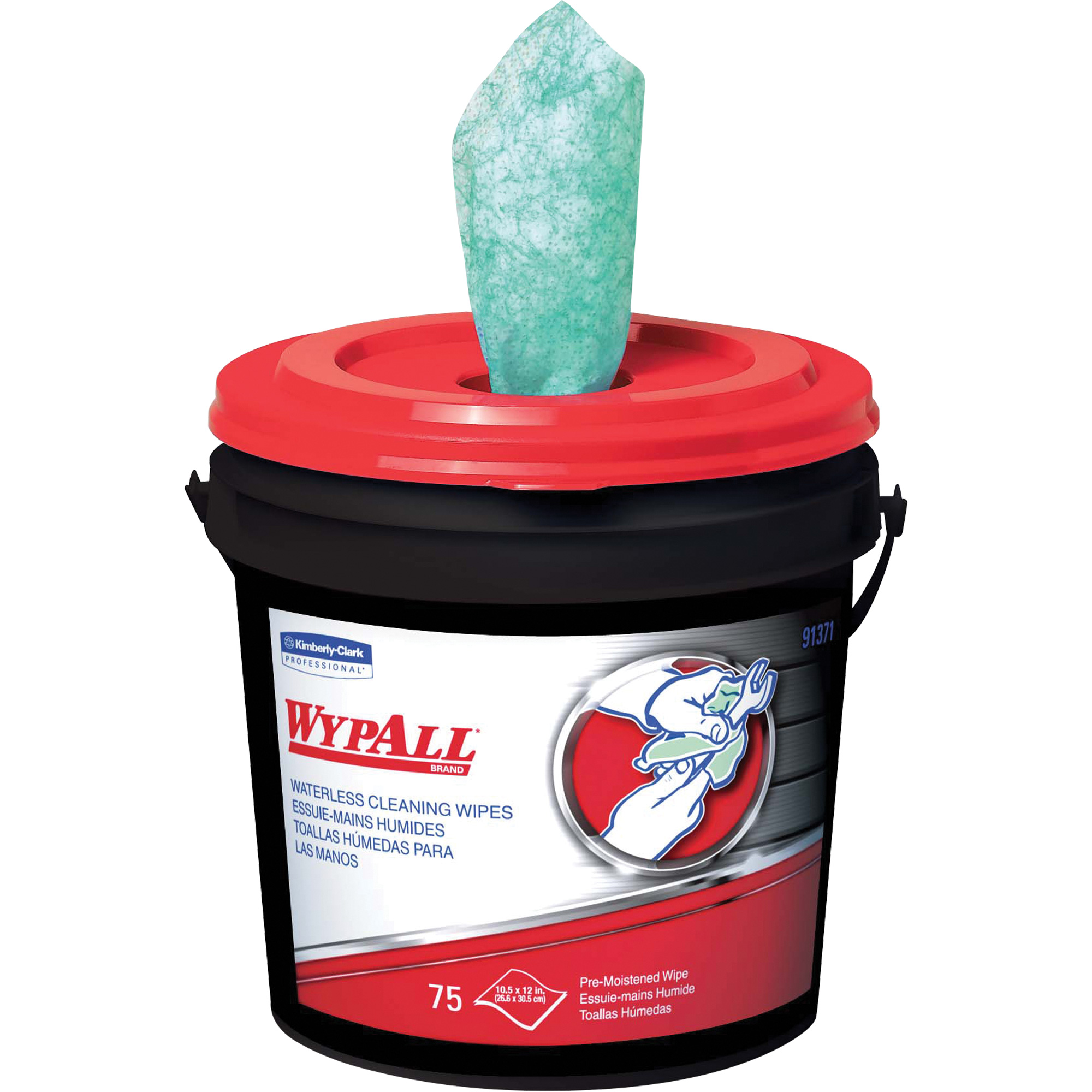 Lingettes nettoyantes industrielles sans eau WypAllMD, Spécialisé, 12" lo x 9-1/2" la