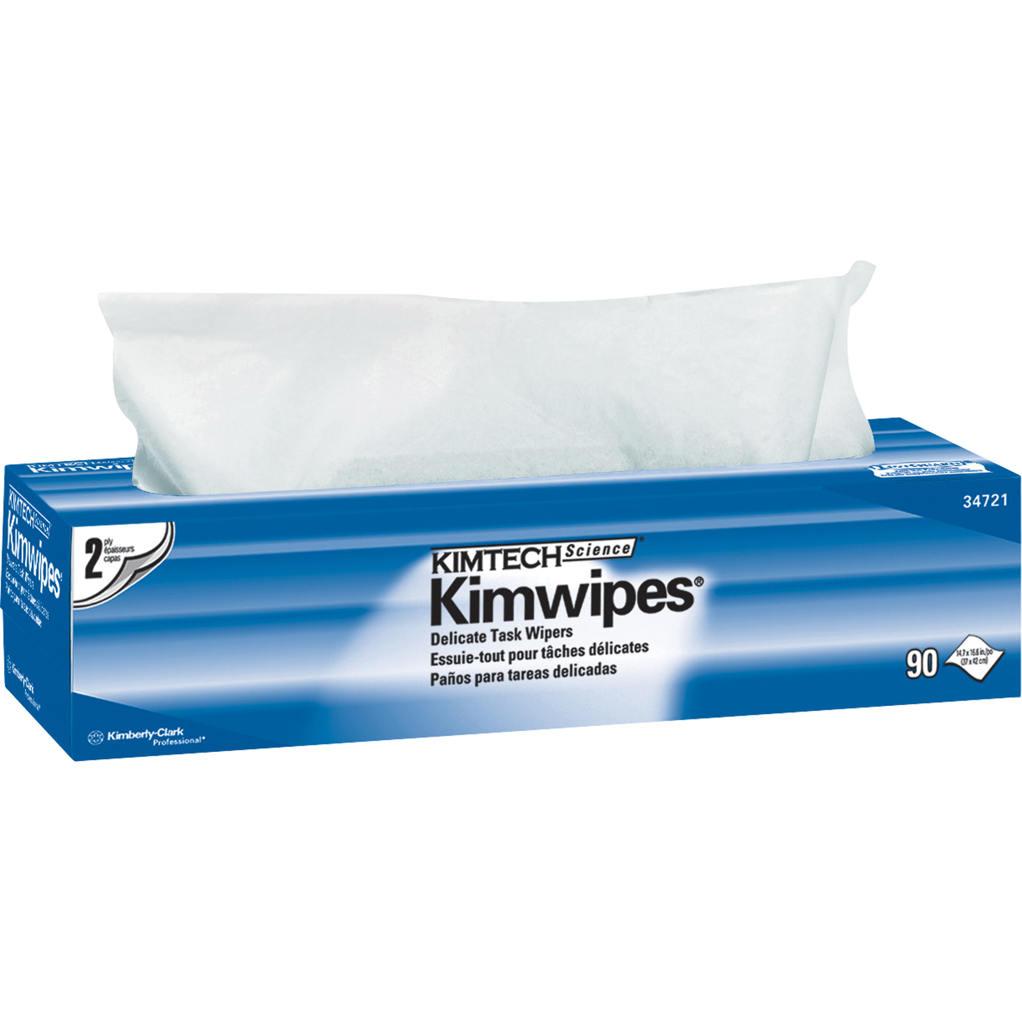 Lingettes pour travaux délicats KimtechMC Science KimwipesMC, Spécialisé, 16-3/5" lo x 14-7/10" la