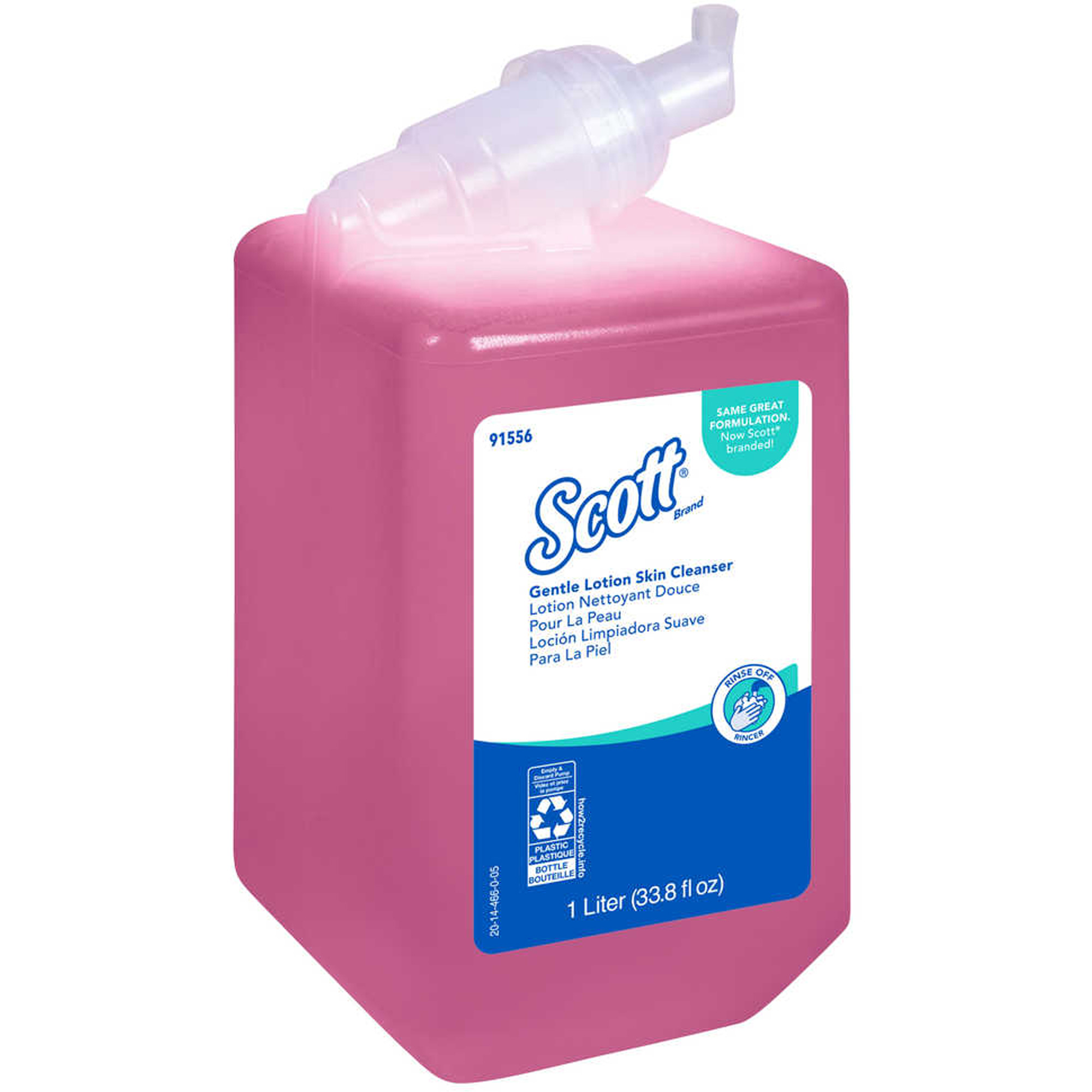 Nettoyant liquide pour la peau ScottMD Pro Gentle, Crème, 1 L, Parfumé