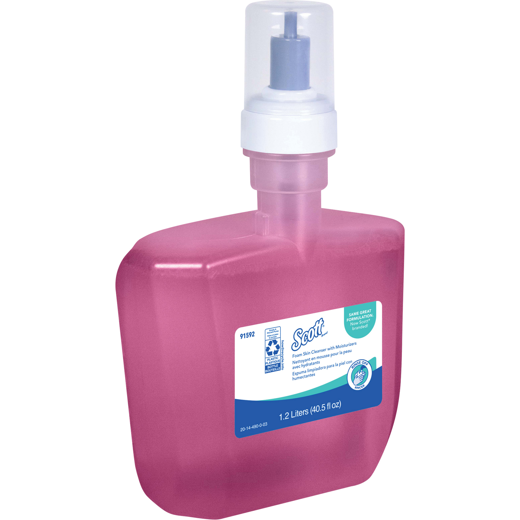 Nettoyant pour la peau avec agents hydratants ScottMD ProMC, Mousse, 1,2 L, Parfumé