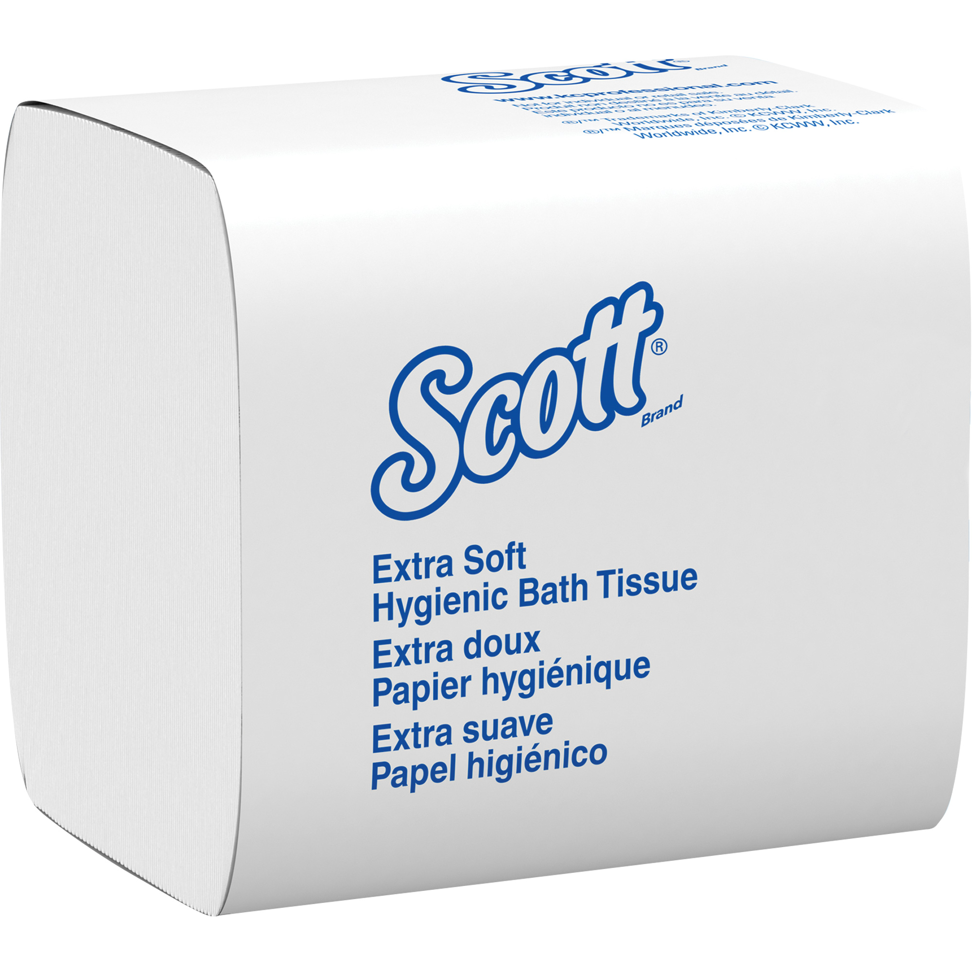 Papier hygiénique KleenexMD, Rouleau Sans rouleau central, 2 Pli, Blanc