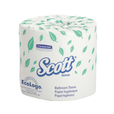 Papier hygiénique ScottMD, 1 Pli, 550 Feuilles/Rouleu, Longueur 403', Blanc