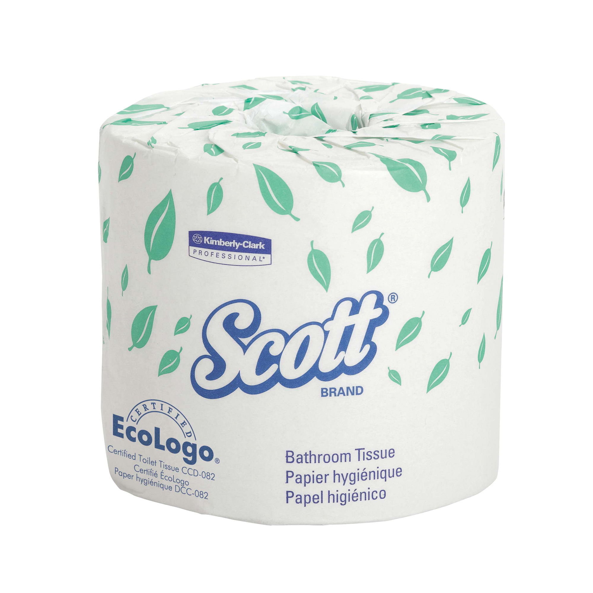 Papier hygiénique ScottMD, 1 Pli, 550 Feuilles/Rouleu, Longueur 403', Blanc