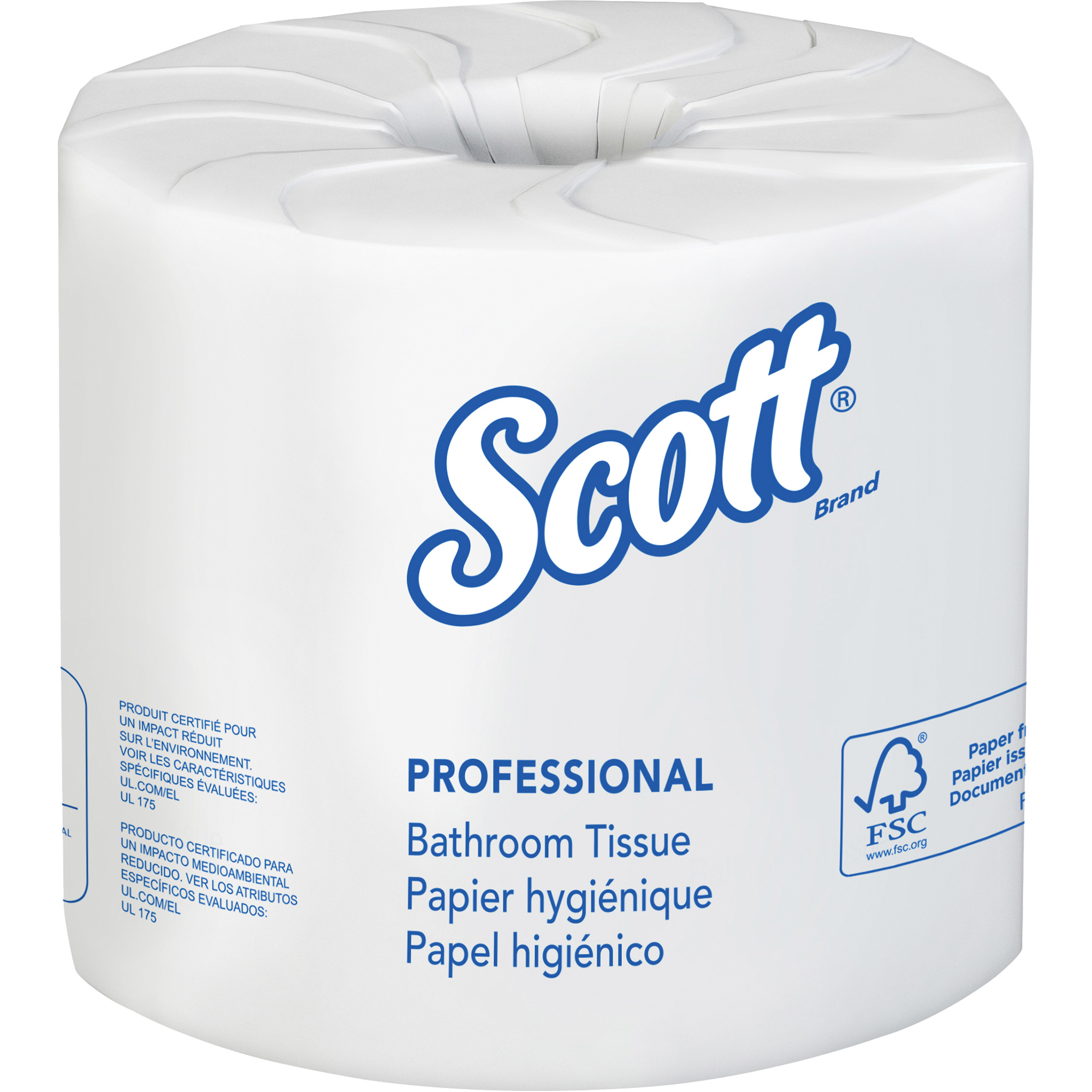 Papier hygiénique ScottMD Essential, 2 Pli, 506 Feuilles/Rouleu, Longueur 169', Blanc