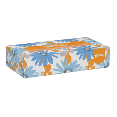 Papier-mouchoir KleenexMD, 2 pli, 8" lo x 8-1/2" la, 125 feuilles/boîte