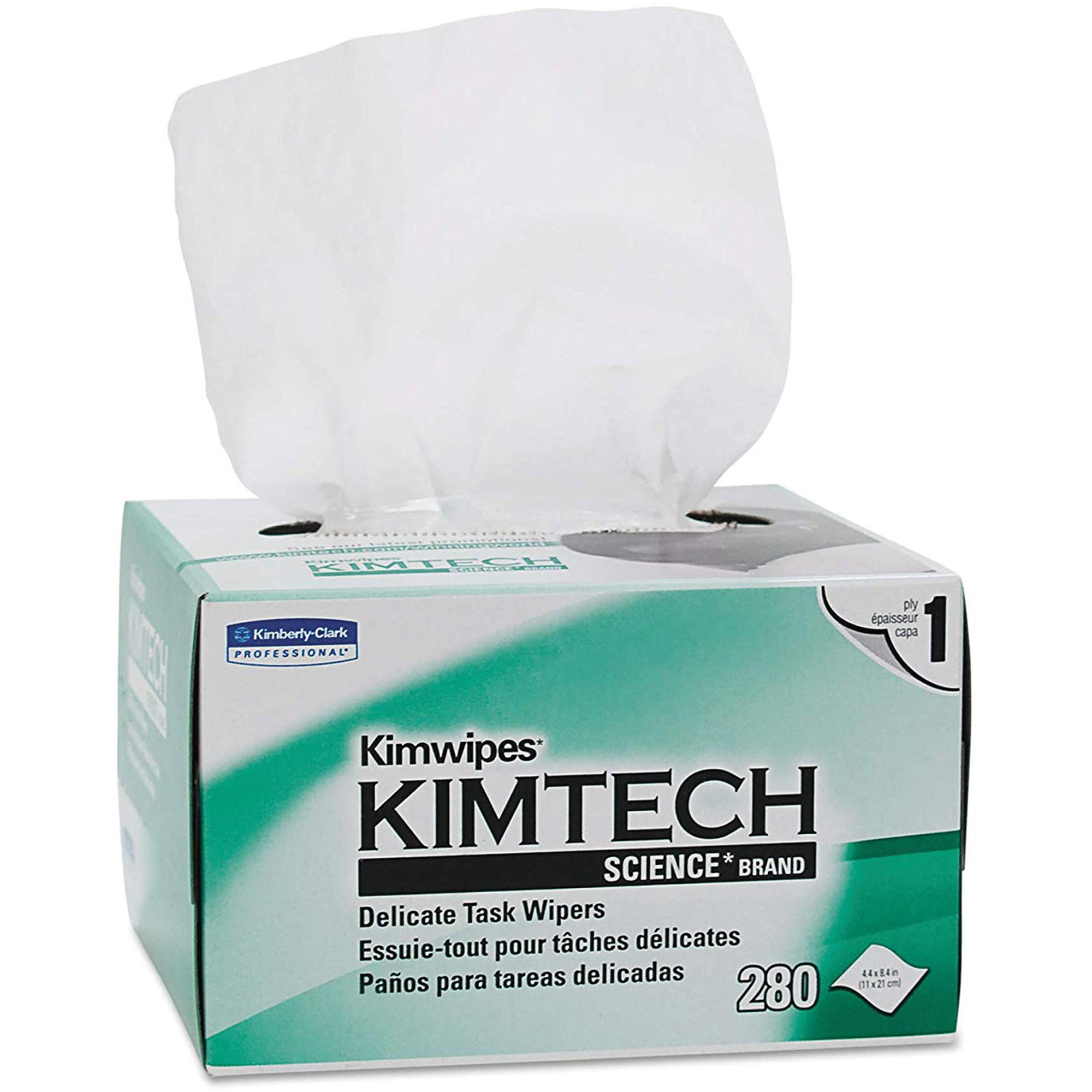 Serviette pour les travaux délicats KimwipesMD de Kimtech ScienceMC, Spécialisé, 4-1/2" lo x 8-1/2" la