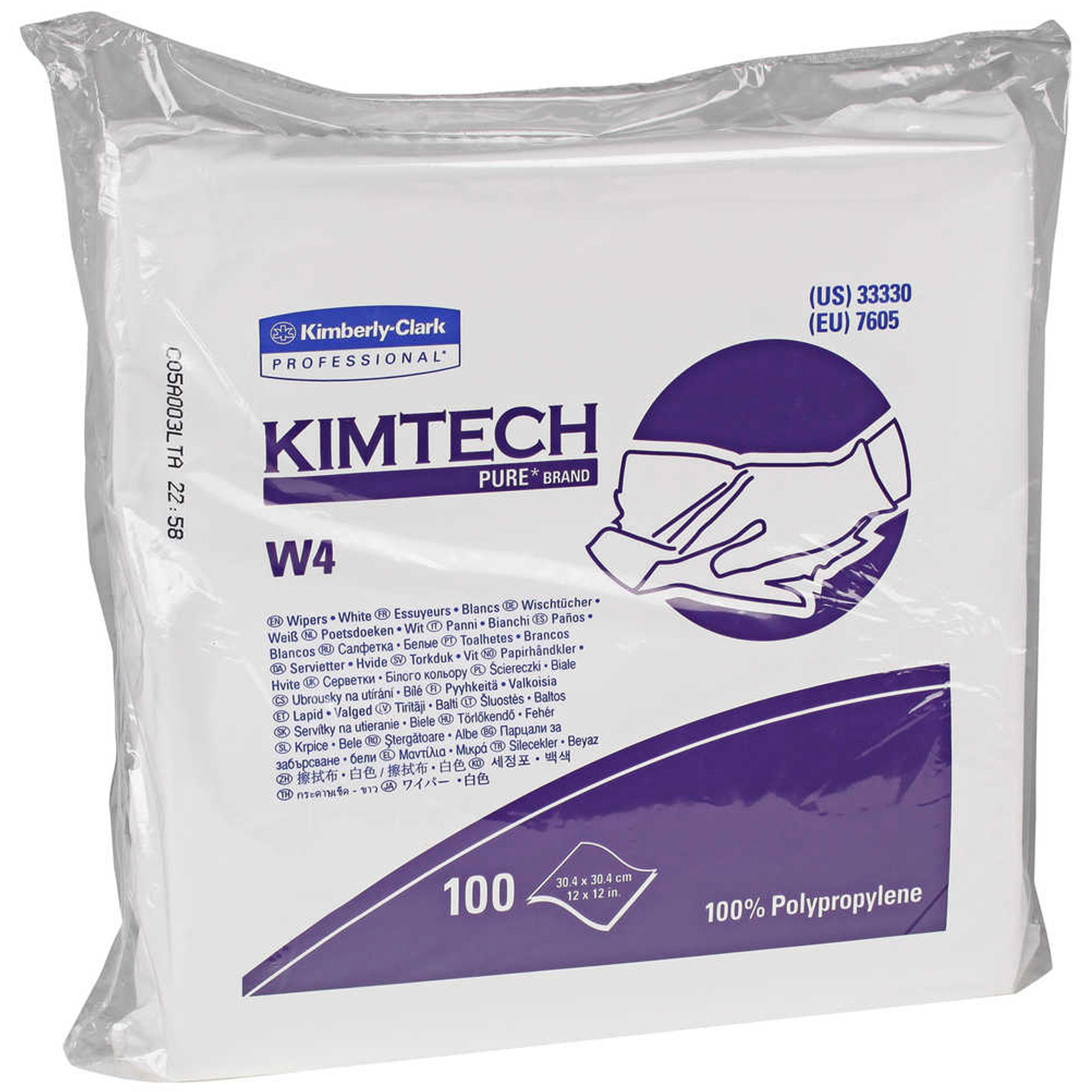 Serviettes à sec Pure W4 de KimtechMC, Spécialisé, 12" lo x 12" la