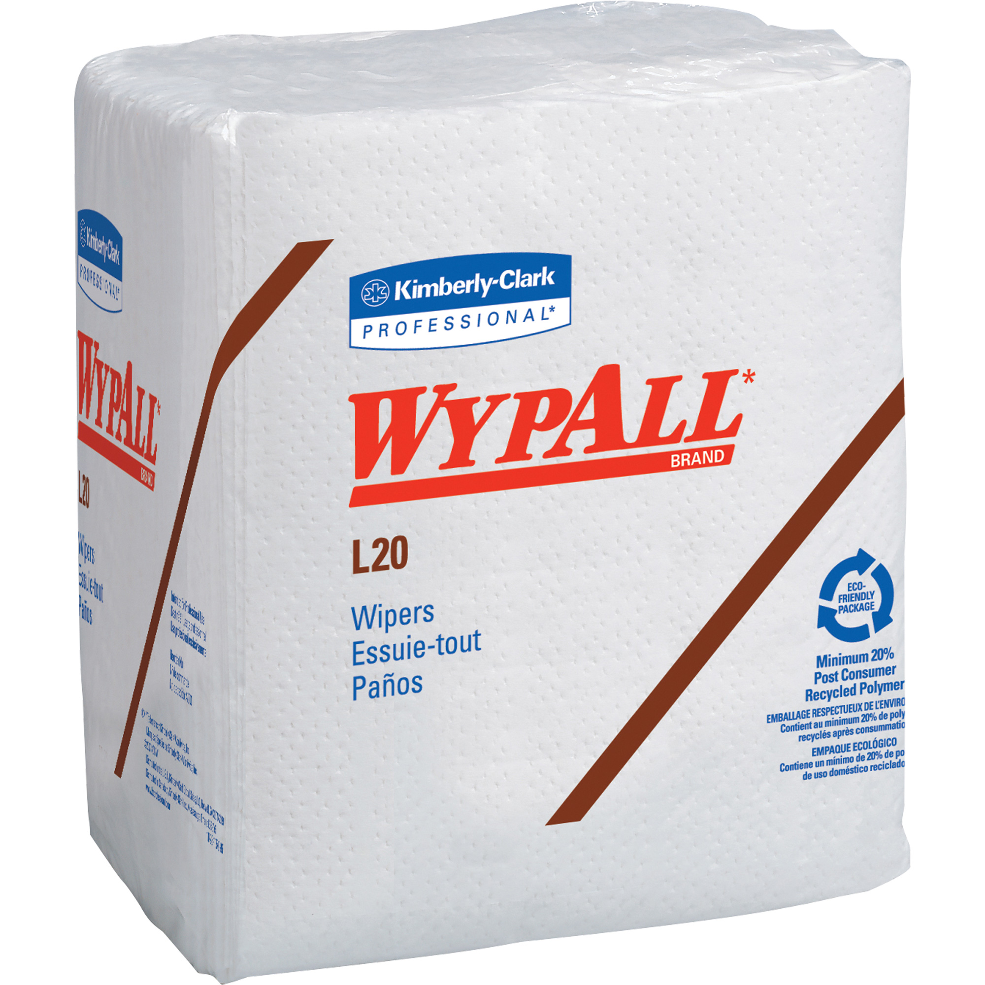 Serviettes jetables L20 WypAllMD, Tout usage, 12-1/2" lo x 12" la