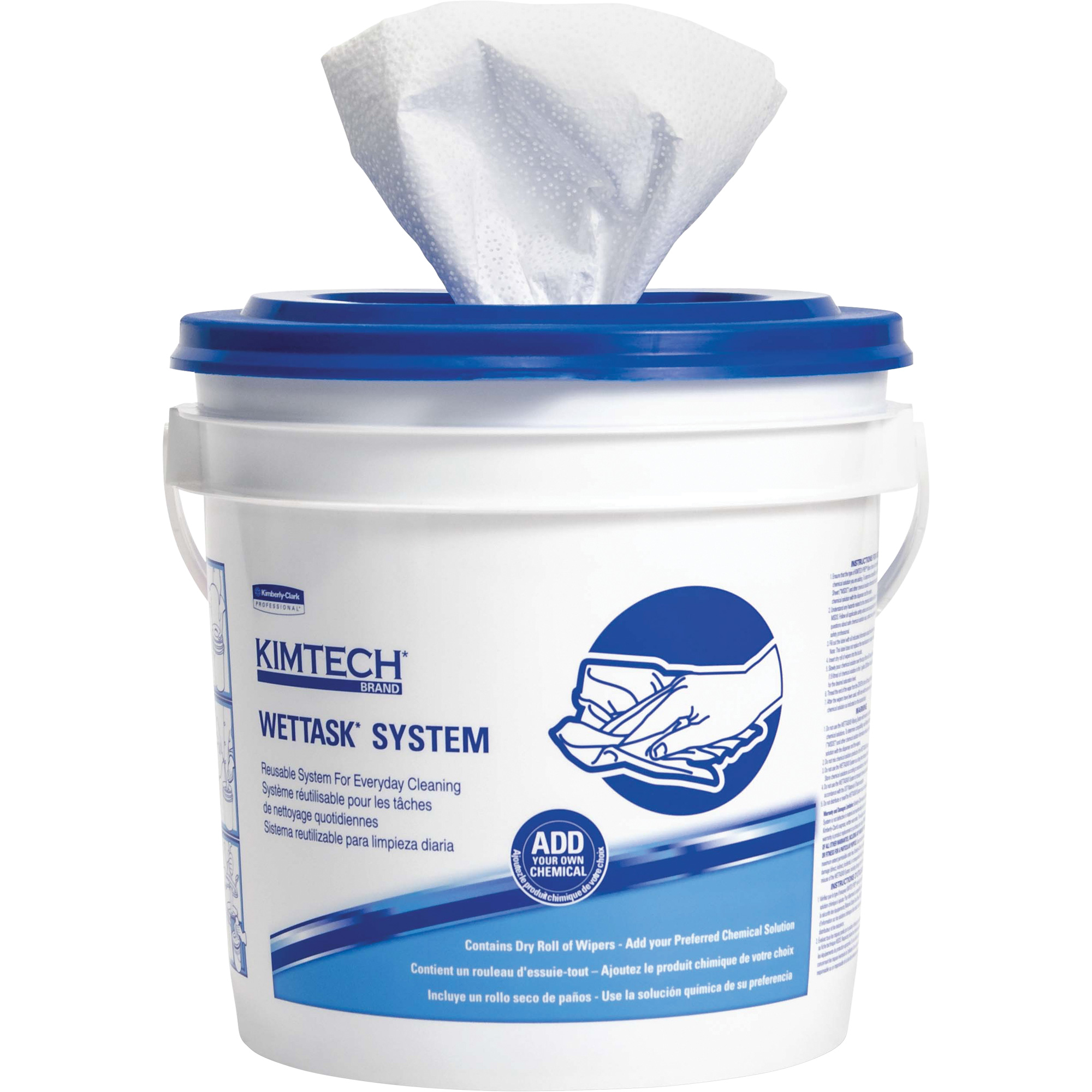 Système de chiffons WetTaskMC de KimtechMD , Spécialisé, 6" lo x 12" la