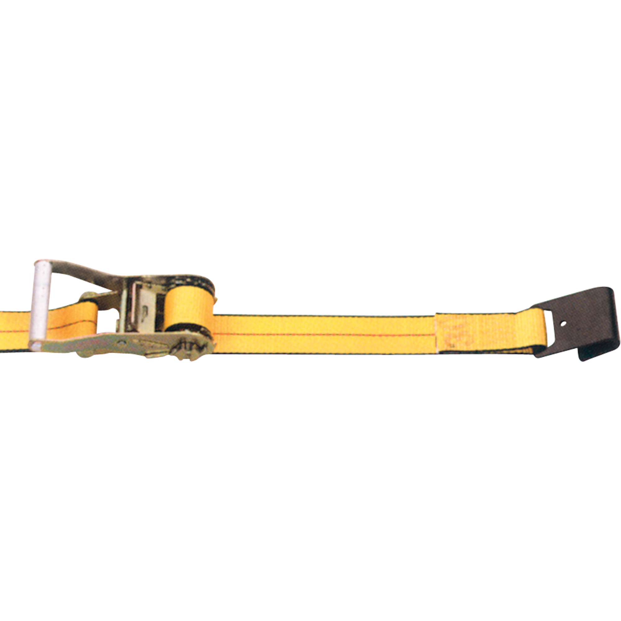 Tendeurs d'arrimage à cliquet, Crochet plat, 2" , 30' , Charge d'utilisation max. 3335 lb (1513 kg)