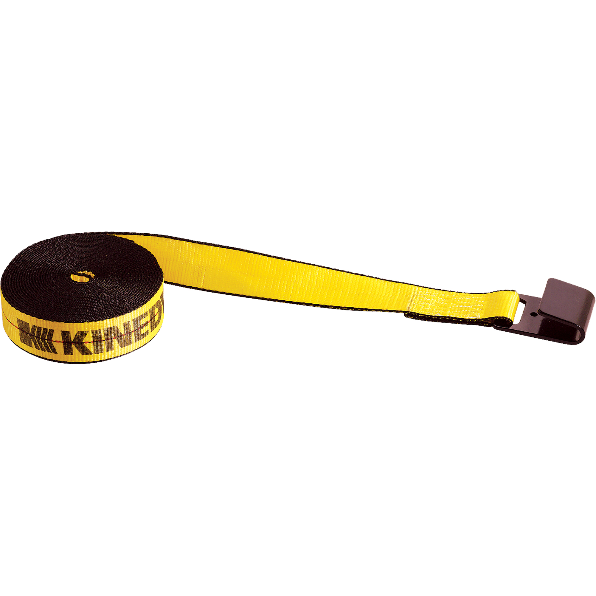 Tendeurs d'arrimage pour treuil, Crochet plat, 2" , 30' , Charge d'utilisation max. 3335 lb (1513 kg)