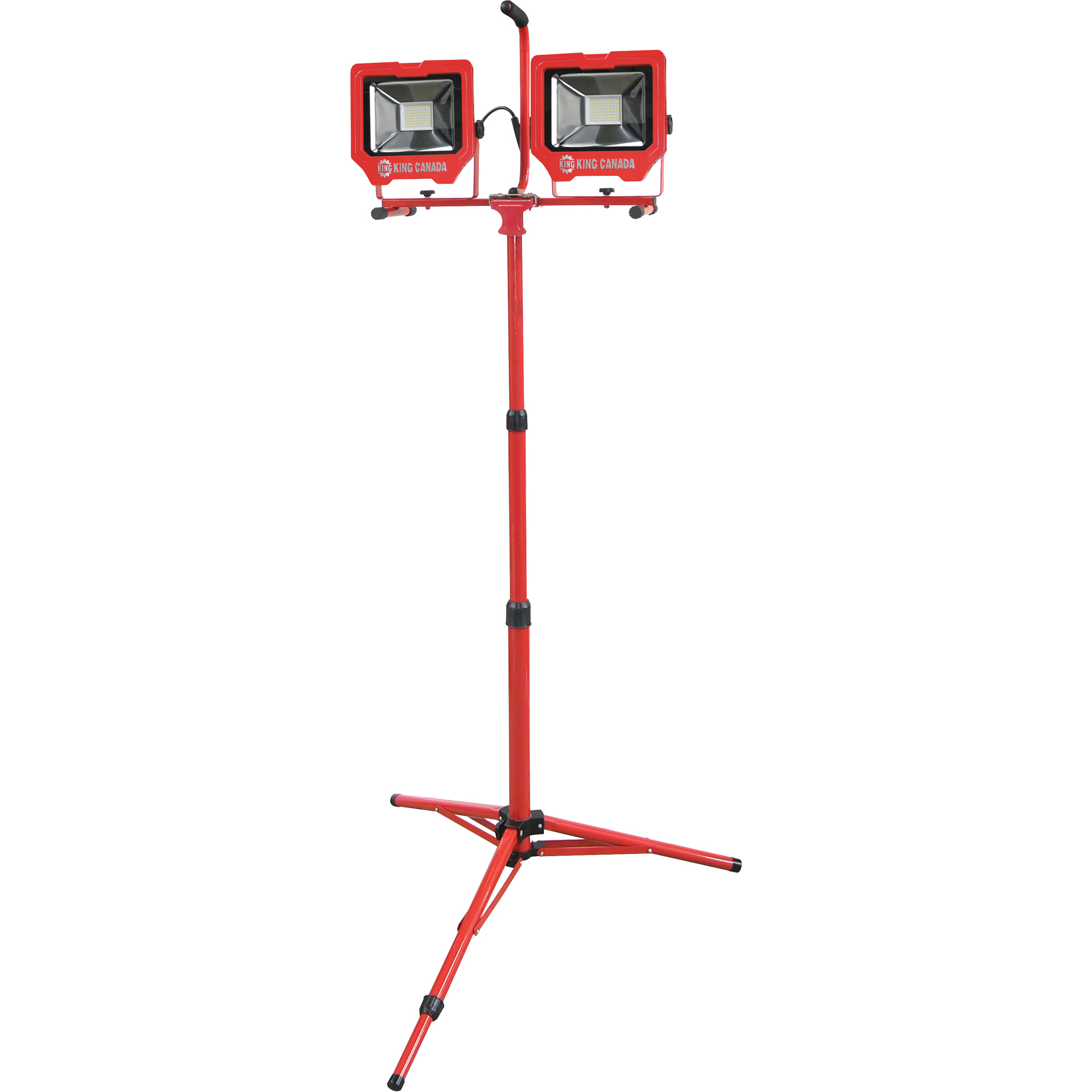 Baladeuses jumelées avec trépied, DEL, 72 W, 8000 lumens, Boîtier en Aluminium